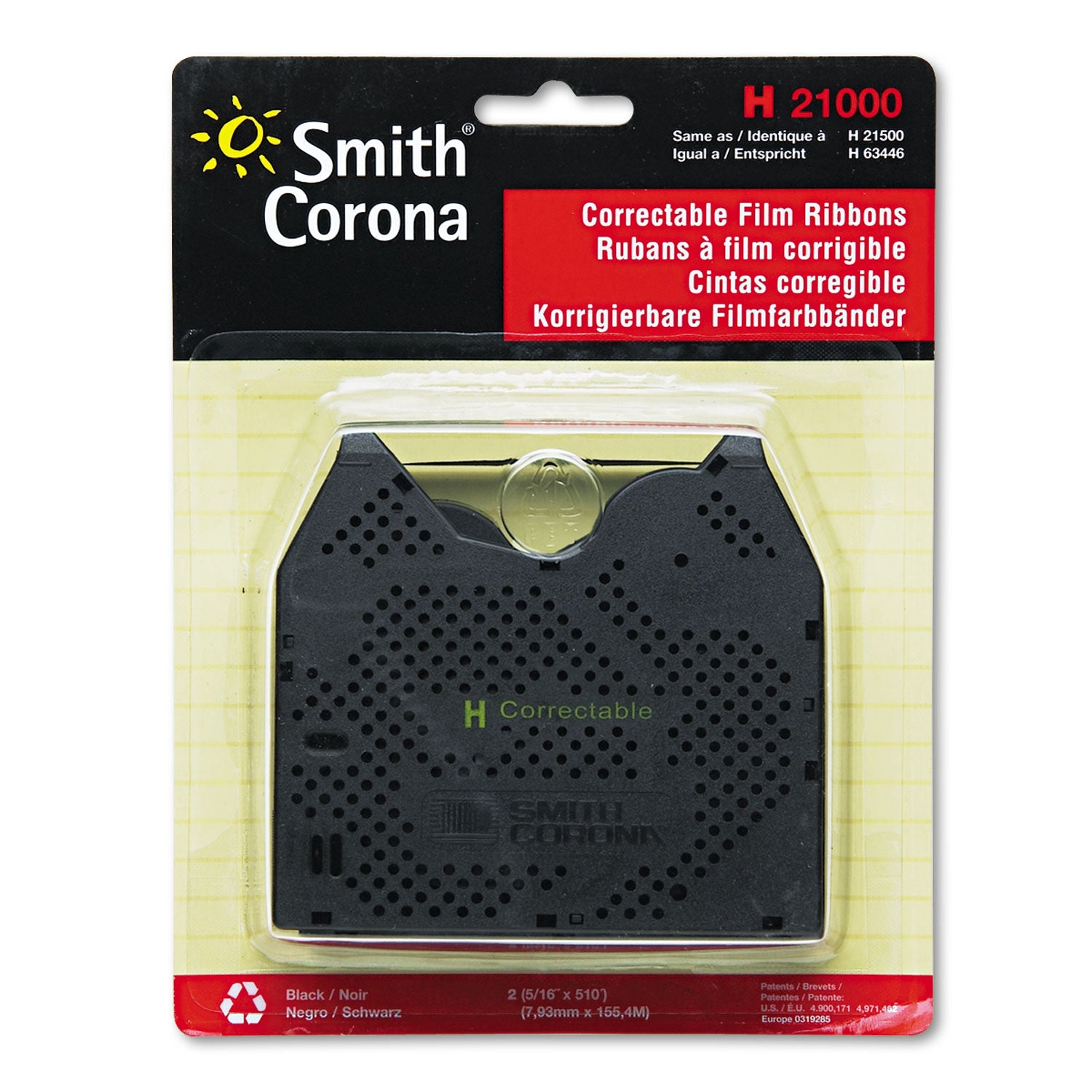 21000 Correctable Ribbon, 2/Pack -