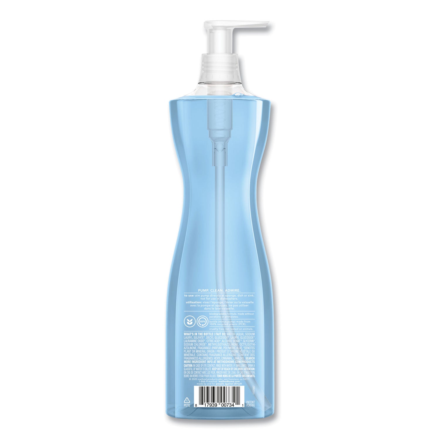 dish-soap-pump-hour-glass-bottle-shape-sea-minerals-scent-18-oz-pump-bottle_mth318972ea - 2