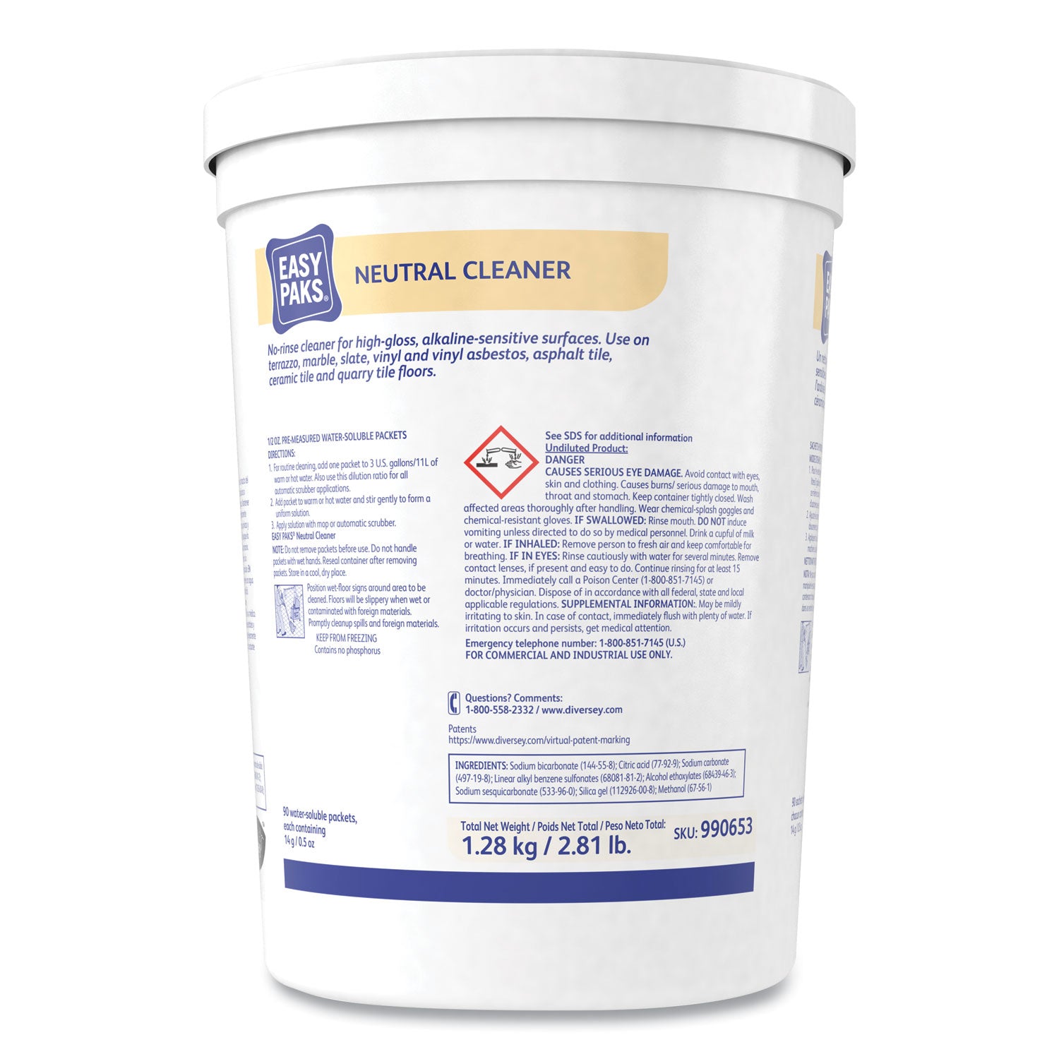 neutral-cleaner-05-oz-packet-90-tub-2-tubs-carton_dvo990653 - 1