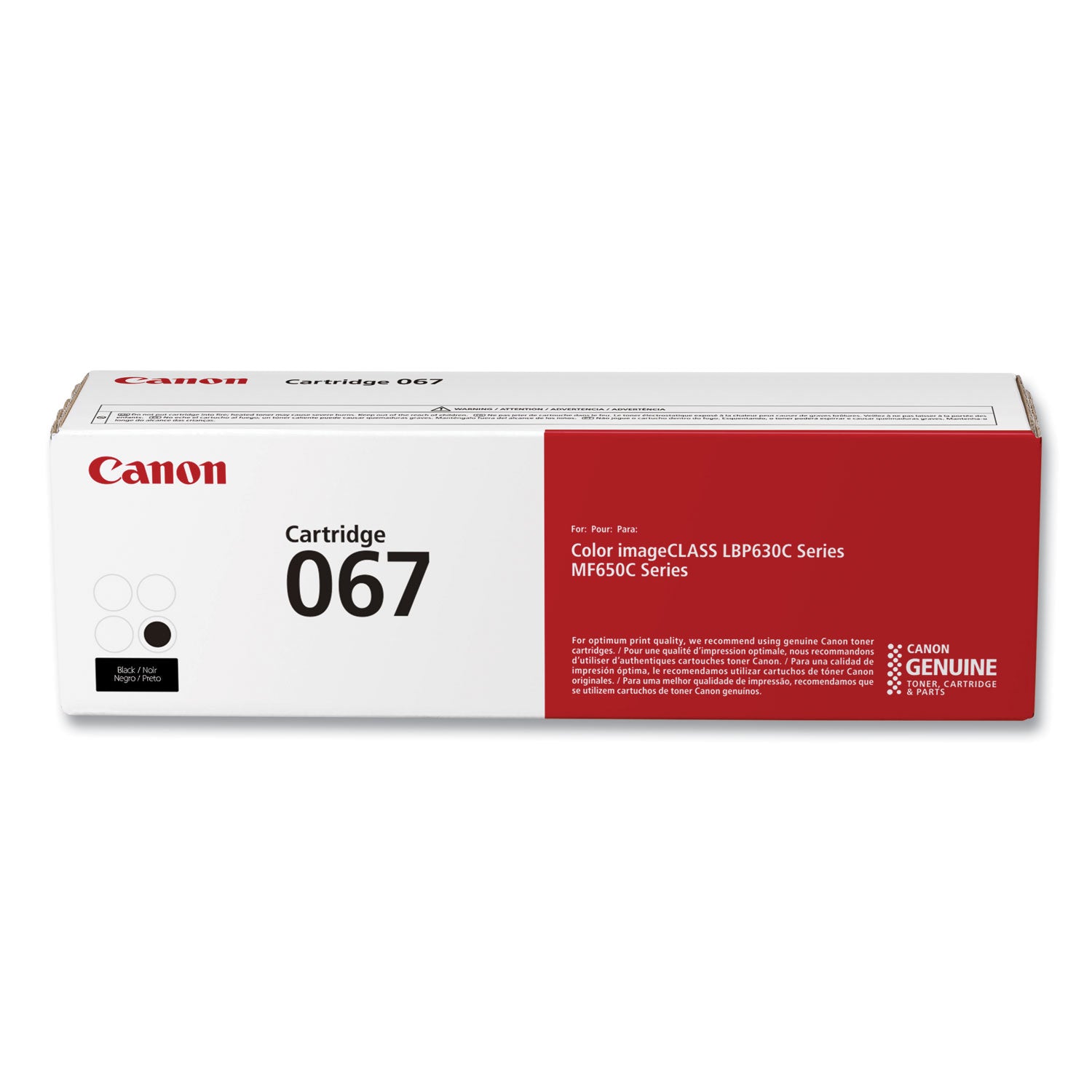 5102C001 (067) Toner, 1,350 Page-Yield, Black - 1