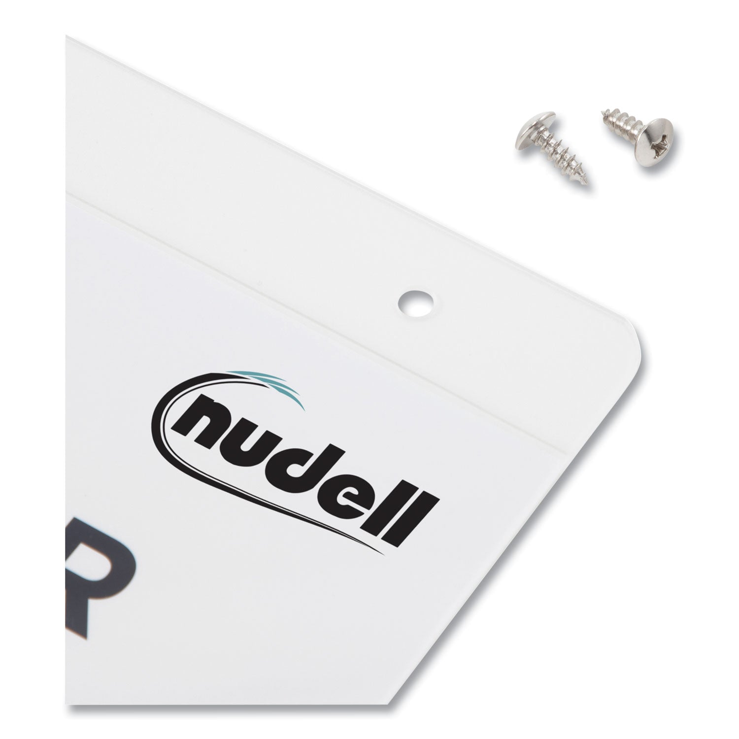 Clear Plastic Vertical-Orientation Wall Sign Holder with Mounting Screws, Quick-Change Insert System, 8.5 x 11 Insert -