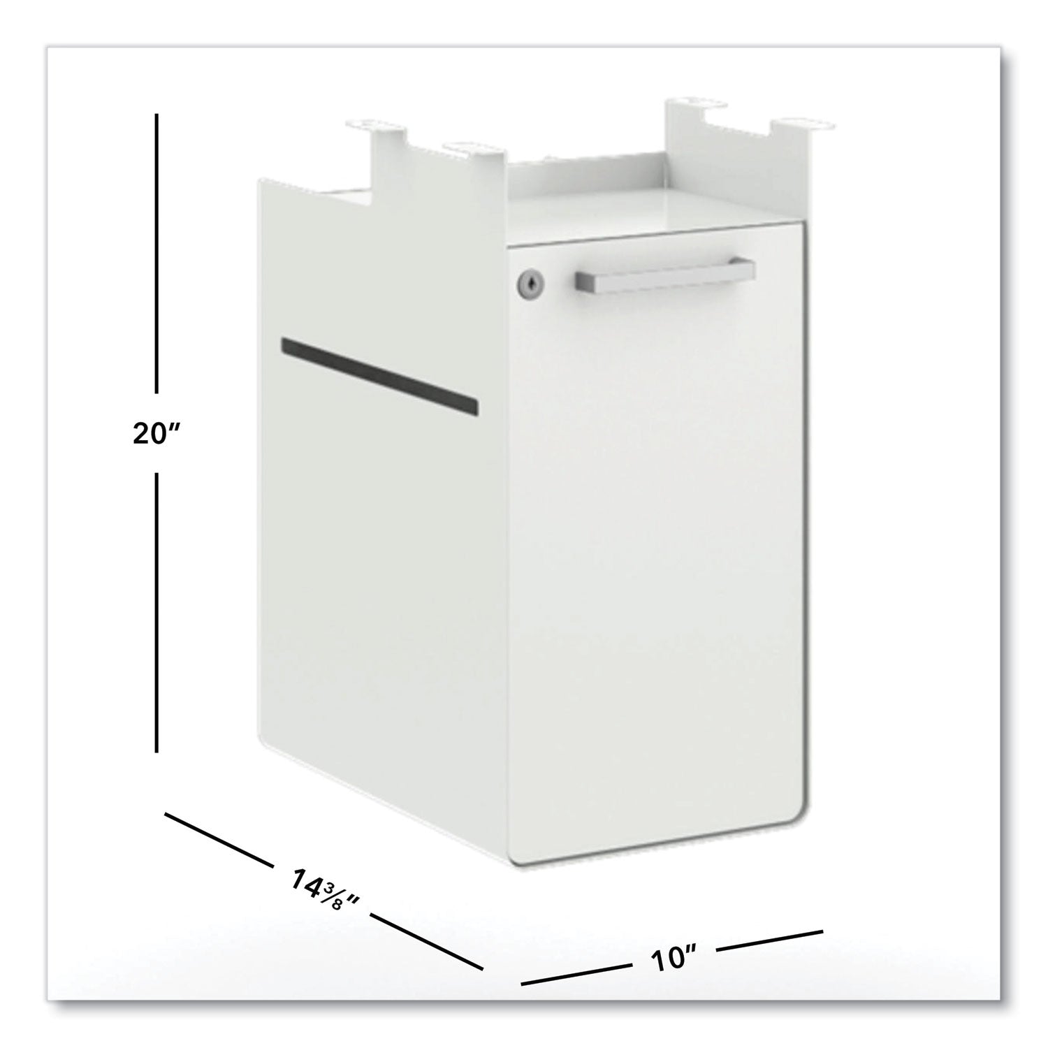 fuse-undermount-storage-pedestal-1-shelf-1-cubby-left-right-orientation-white-10-x-1437-x-20ships-in-7-10-business-days_honhaufhr15pjwl - 2