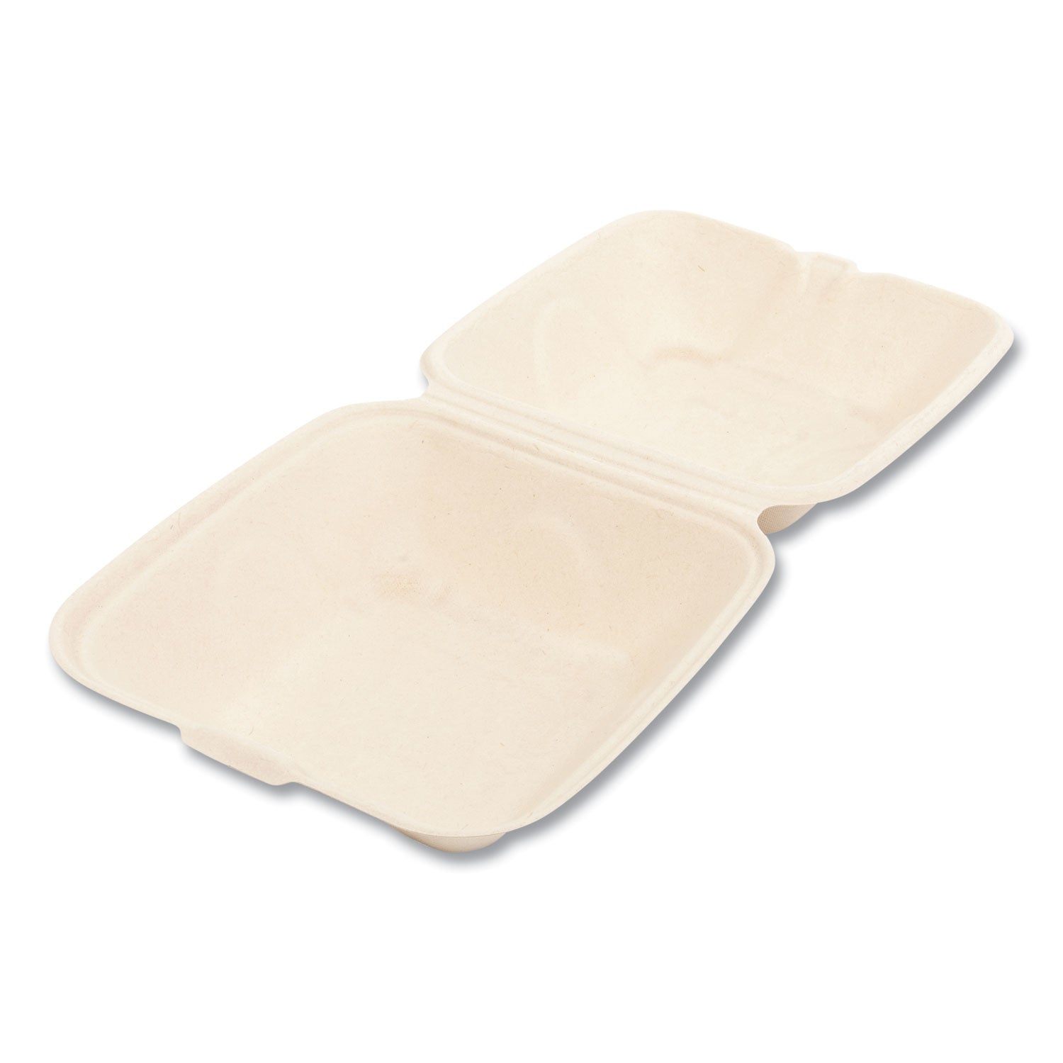 bagasse-pfas-free-food-containers-1-compartment-6-x-6-x-319-tan-bamboo-sugarcane-500-carton_bwkhinge66npfa - 2
