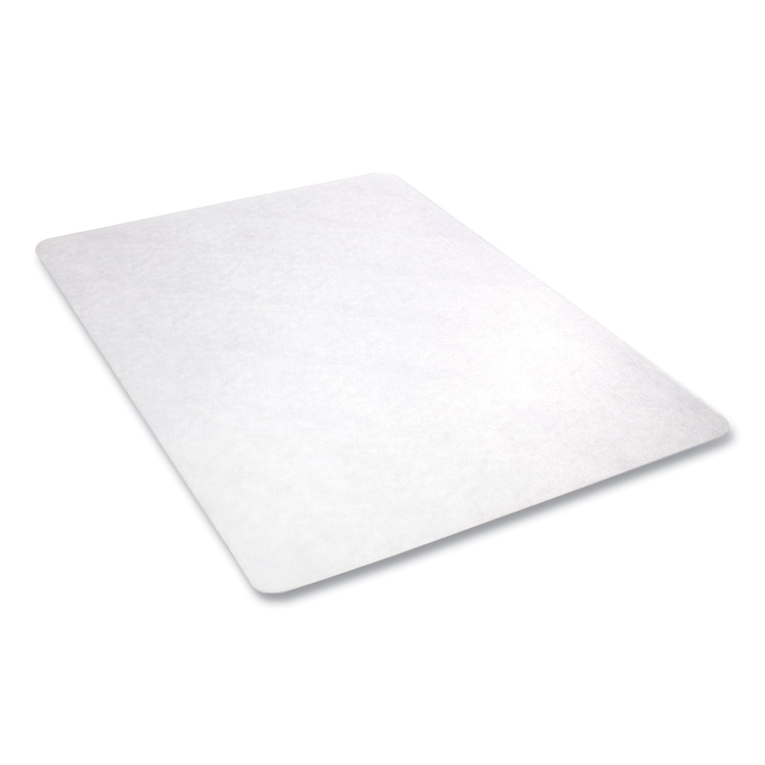 Deflecto EconoMat PLUS Antimicrobial Hard Floor Chair Mat - Hard Floor, Hardwood Floor, Tile Floor, Laminate Floor, Linoleum Floor, Concrete - 53" Length x 45" Width - Rectangular - Vinyl - Clear - 1 / Carton - 1