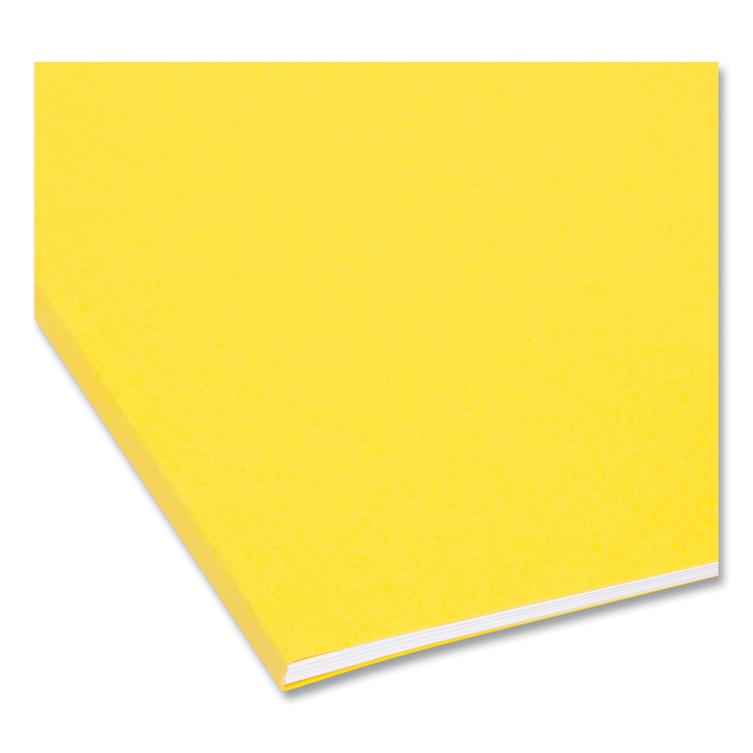 Colored Hanging File Folders with 1/5 Cut Tabs, Letter Size, 1/5-Cut Tabs, Yellow, 25/Box -