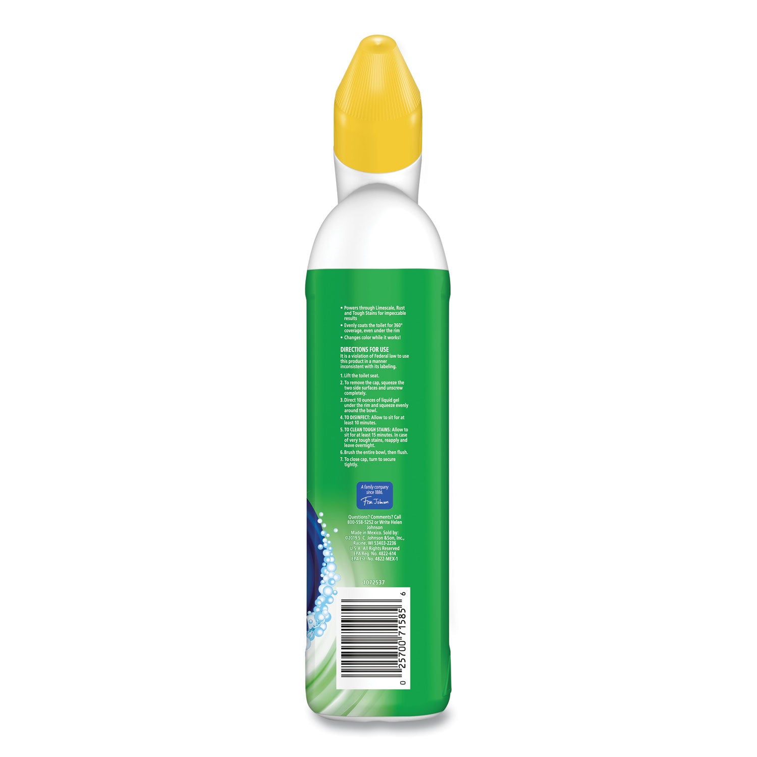 power-stain-destroyer-toilet-bowl-disinfectant-rainshower-scent-24-oz-bottle_sjn309110ea - 2
