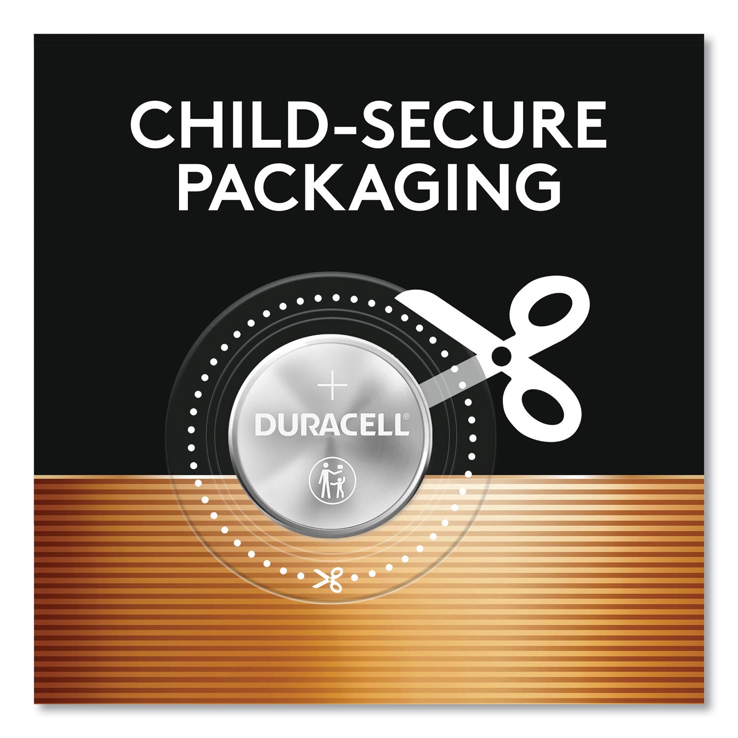 Lithium Coin Batteries With Bitterant, 2032, 6/Box -