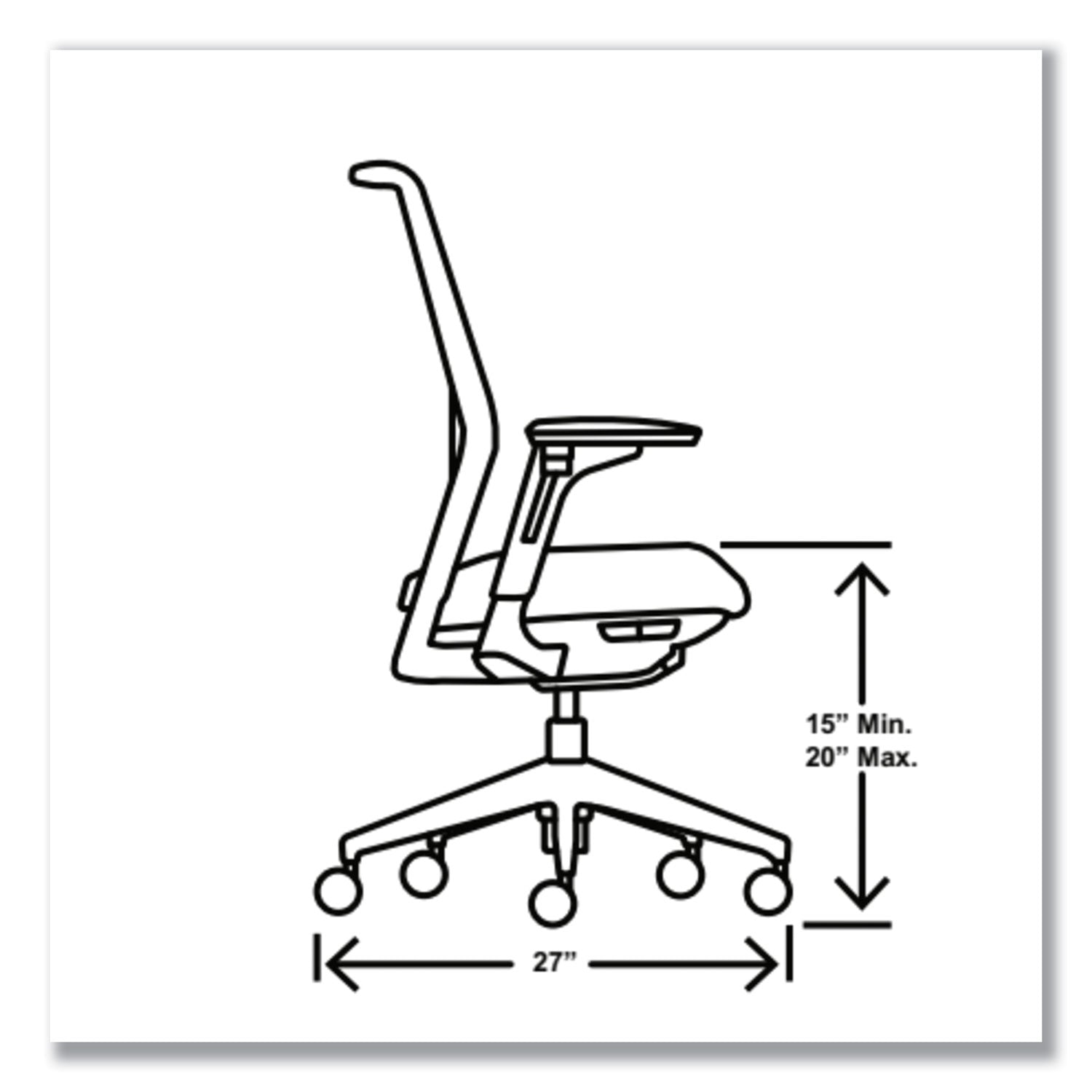 cipher-mesh-back-task-chair-supports-300-lb-15-to-20-seat-height-black-seat-charcoal-back-base-ships-in-7-10-bus-days_honcrthscc10lss - 2
