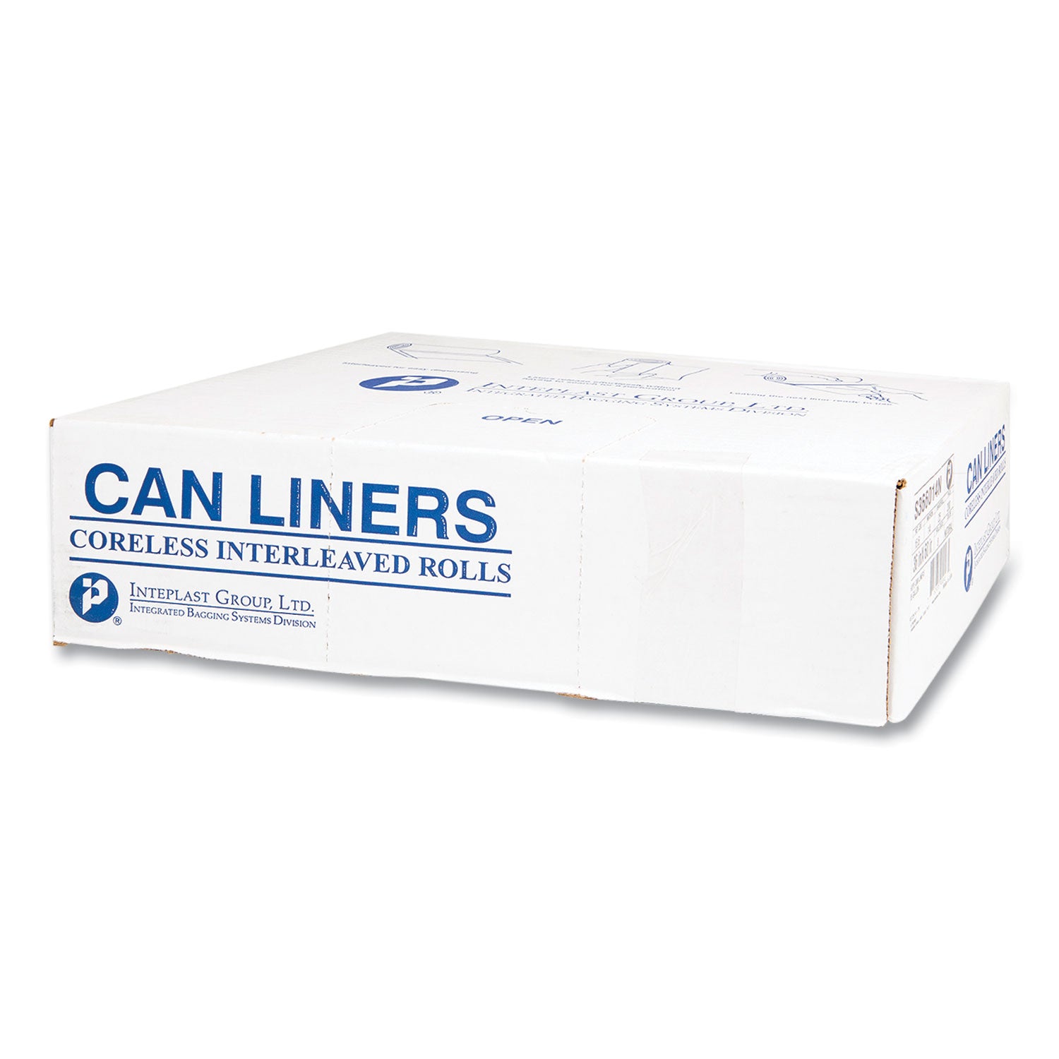 high-density-commercial-can-liners-33-gal-16-mic-33-x-40-clear-25-bags-roll-10-interleaved-rolls-carton_ibss334016n - 2