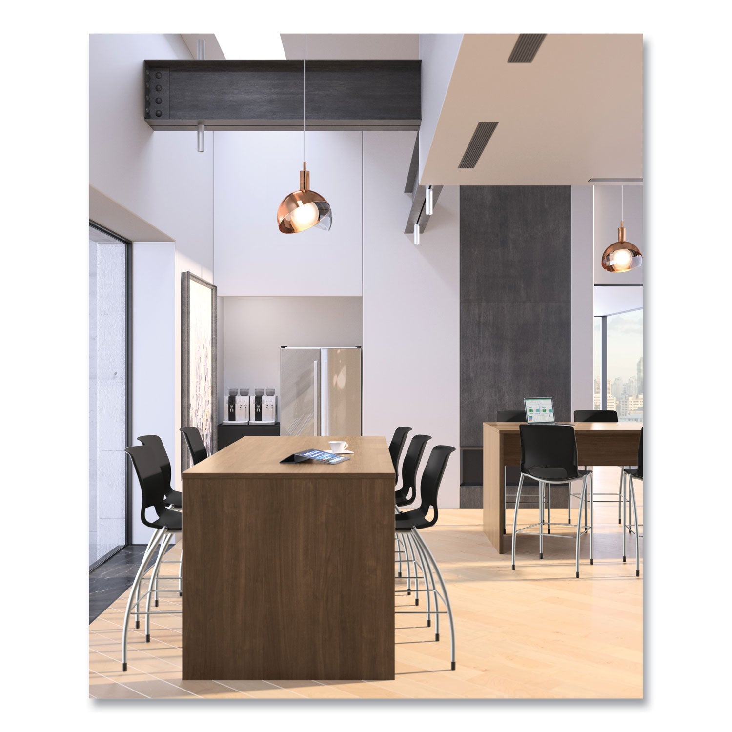 motivate-four-leg-cafe-height-stool-supports-up-to-300-lb-30-seat-height-onyx-seat-onyx-back-platinum-base_honmg5neonplat - 2