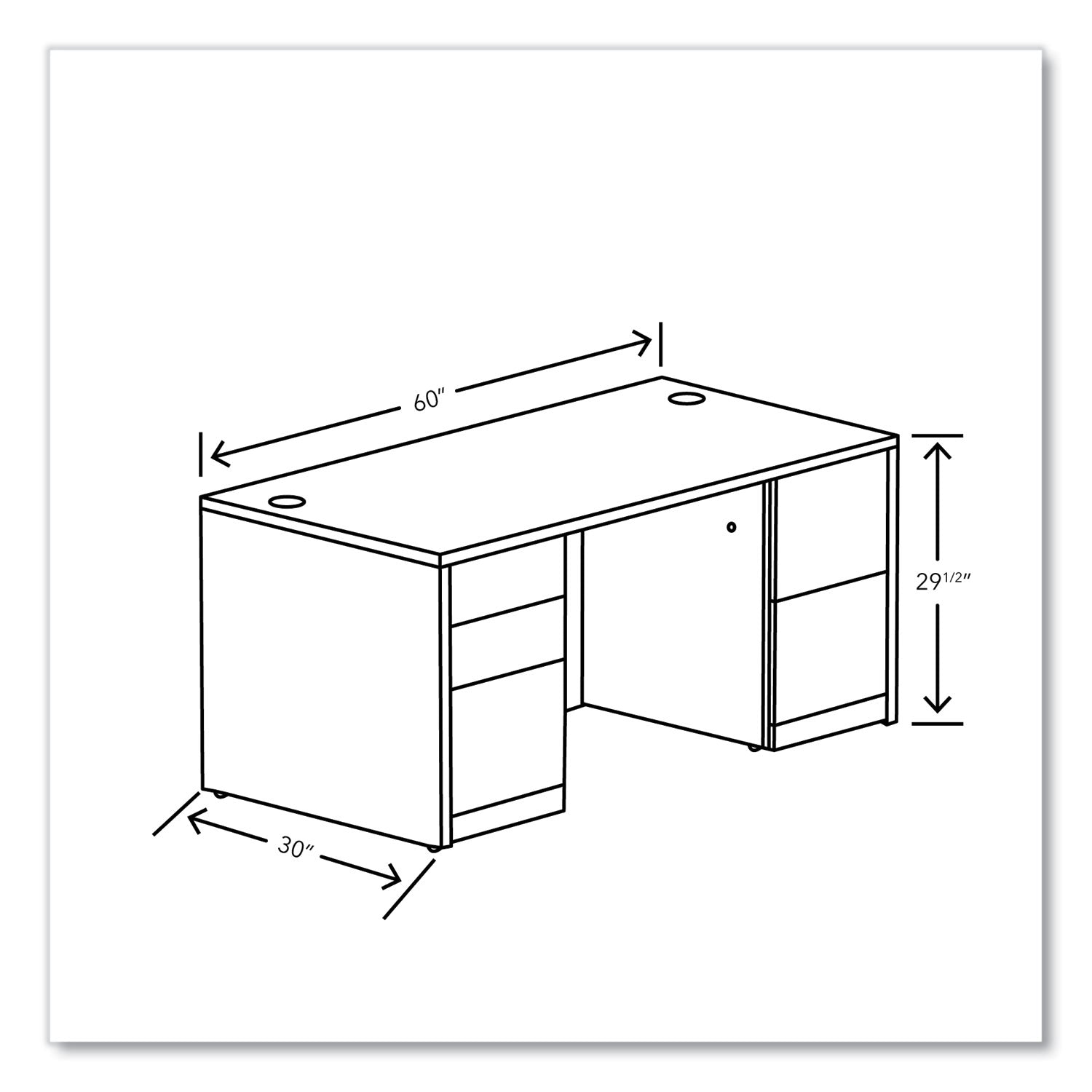 10500-series-double-pedestal-desk-with-full-pedestals-60-x-30-x-295-pinnacle_hon105892pinc - 2
