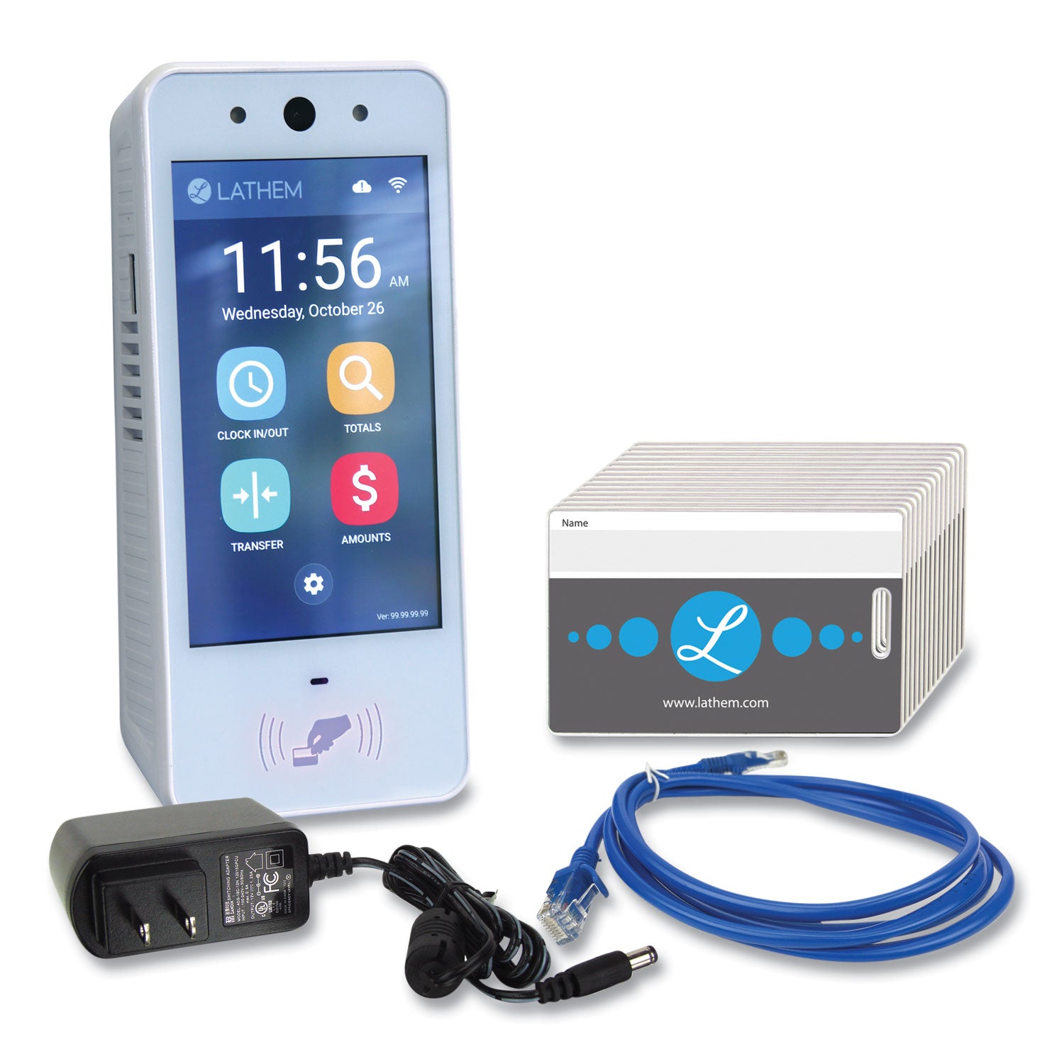 pcexpress-contactless-touch-free-wi-fi-digital-time-clock-system-5-touch-screen-lcd-display-white_lthpcexpressweb - 1