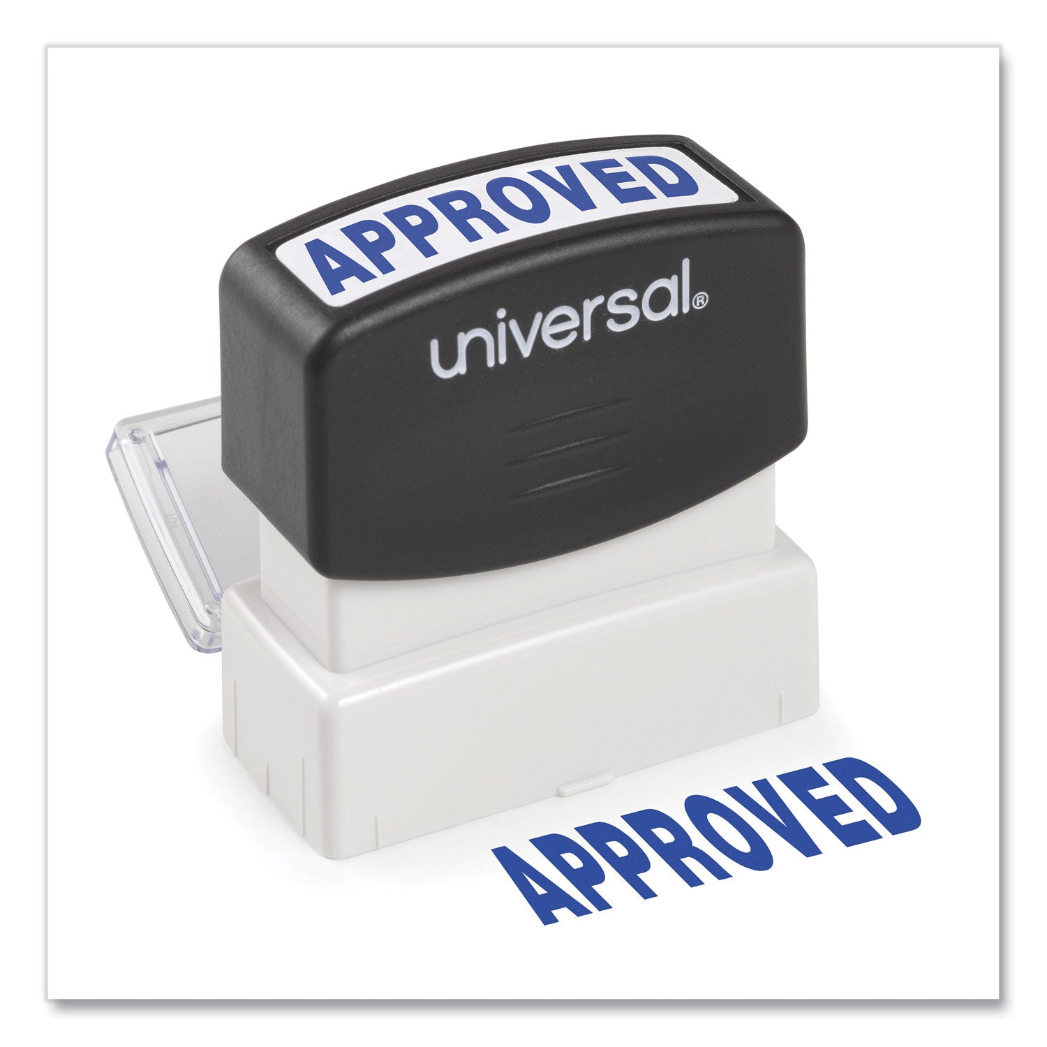 Message Stamp, APPROVED, Pre-Inked One-Color, Blue -