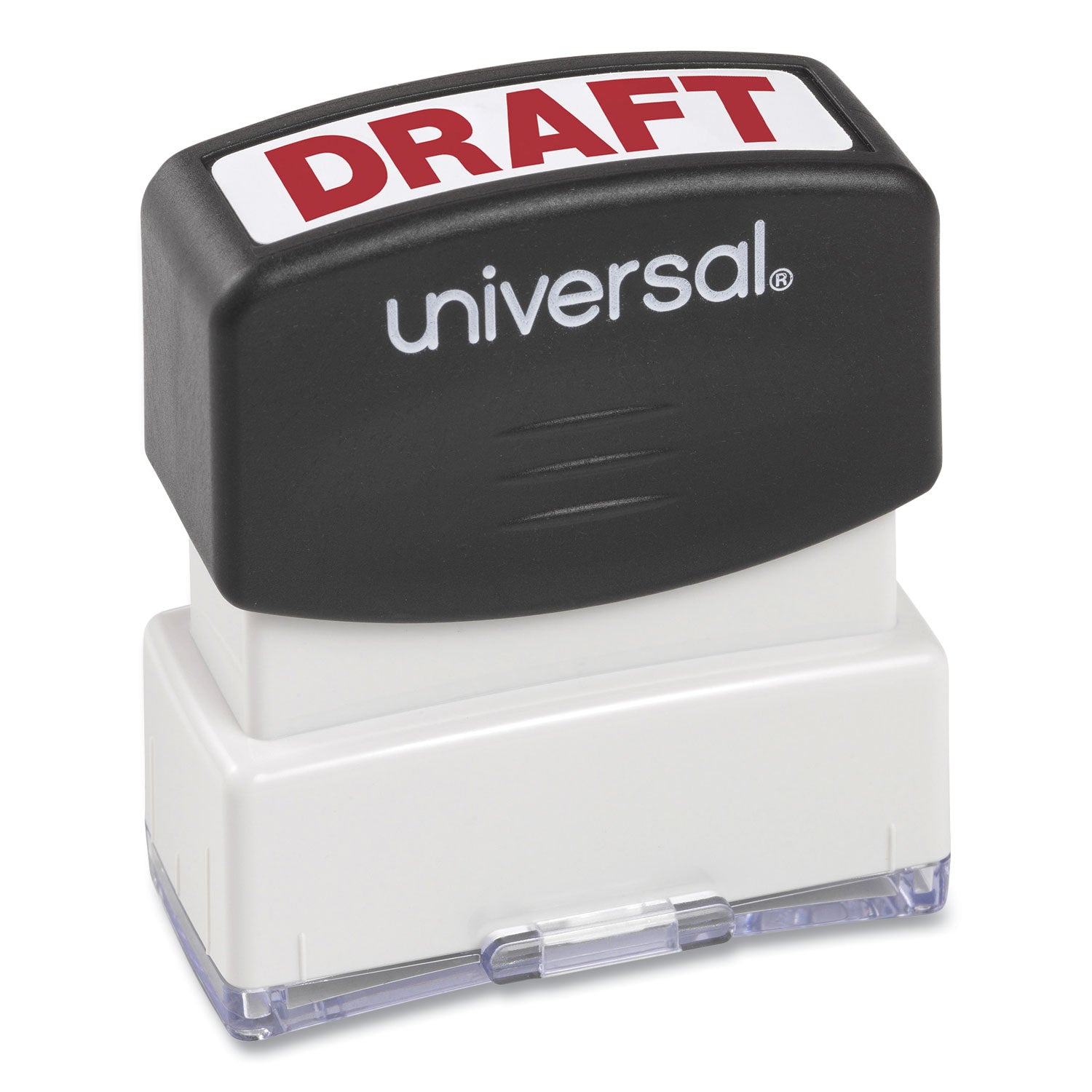Message Stamp, DRAFT, Pre-Inked One-Color, Red -