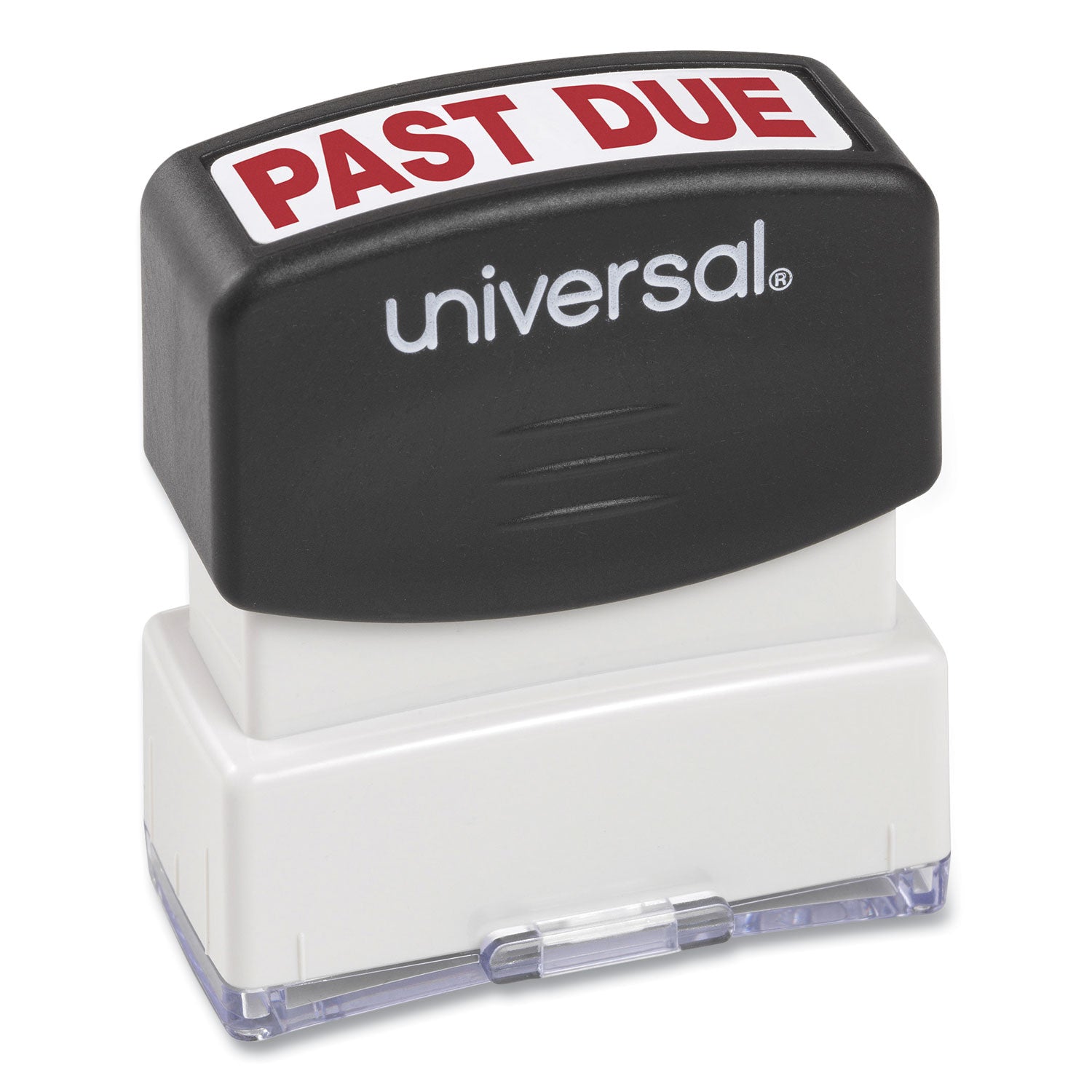 Message Stamp, PAST DUE, Pre-Inked One-Color, Red -