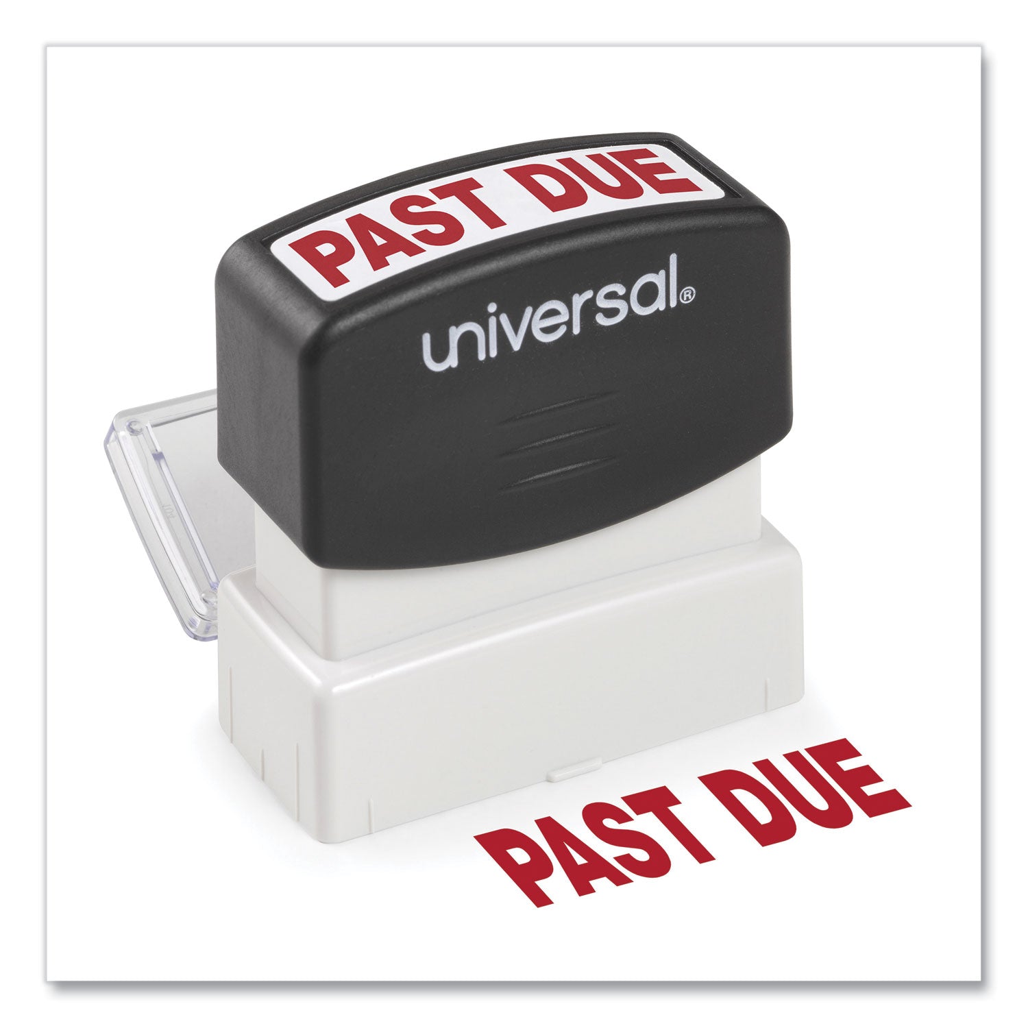 Message Stamp, PAST DUE, Pre-Inked One-Color, Red -