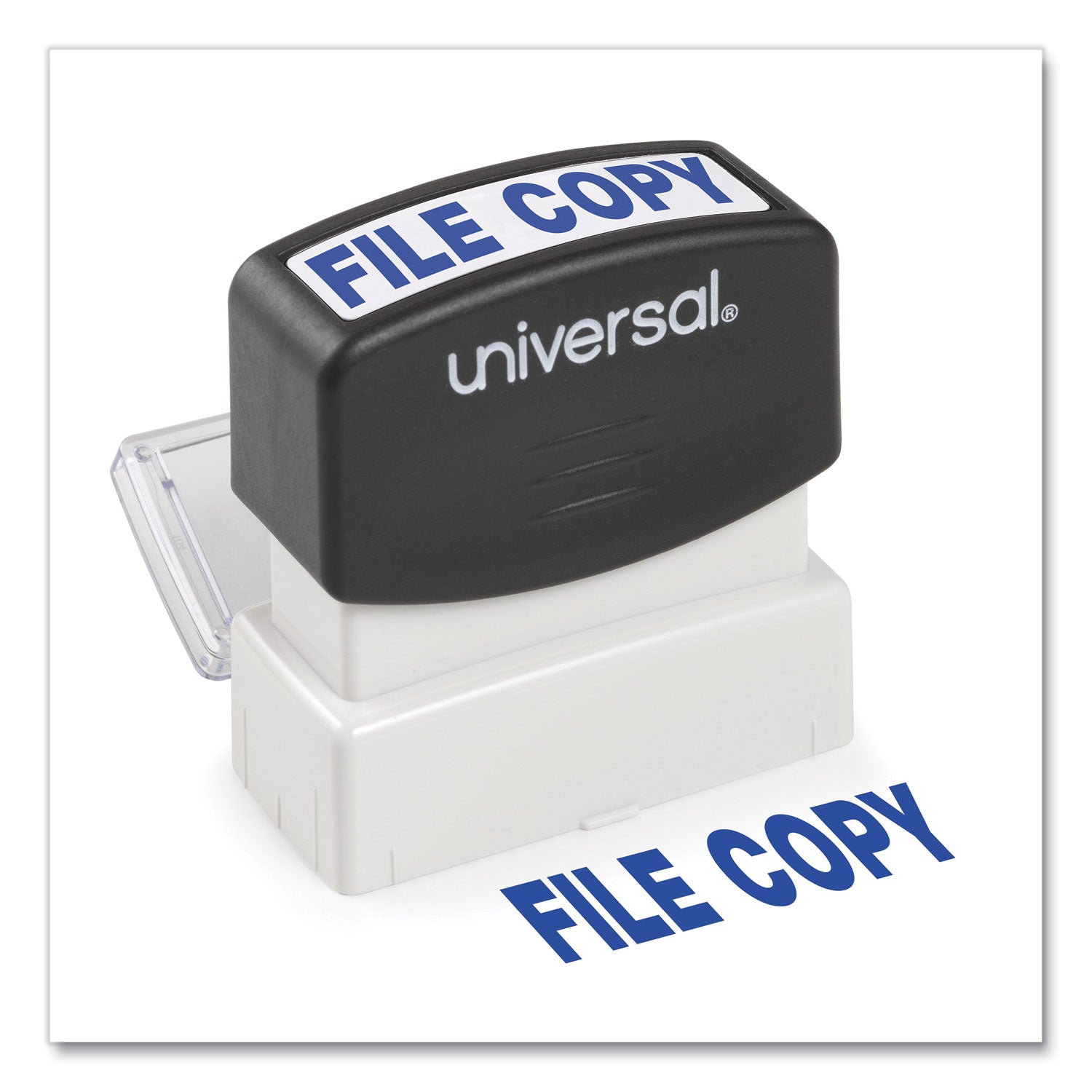 Message Stamp, FILE COPY, Pre-Inked One-Color, Blue -