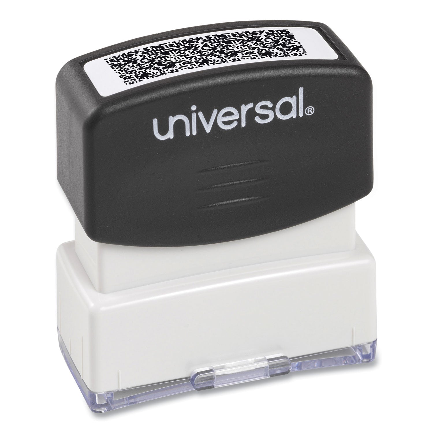 Security Stamp, Obscures Area 1.69 x 0.56, Black -