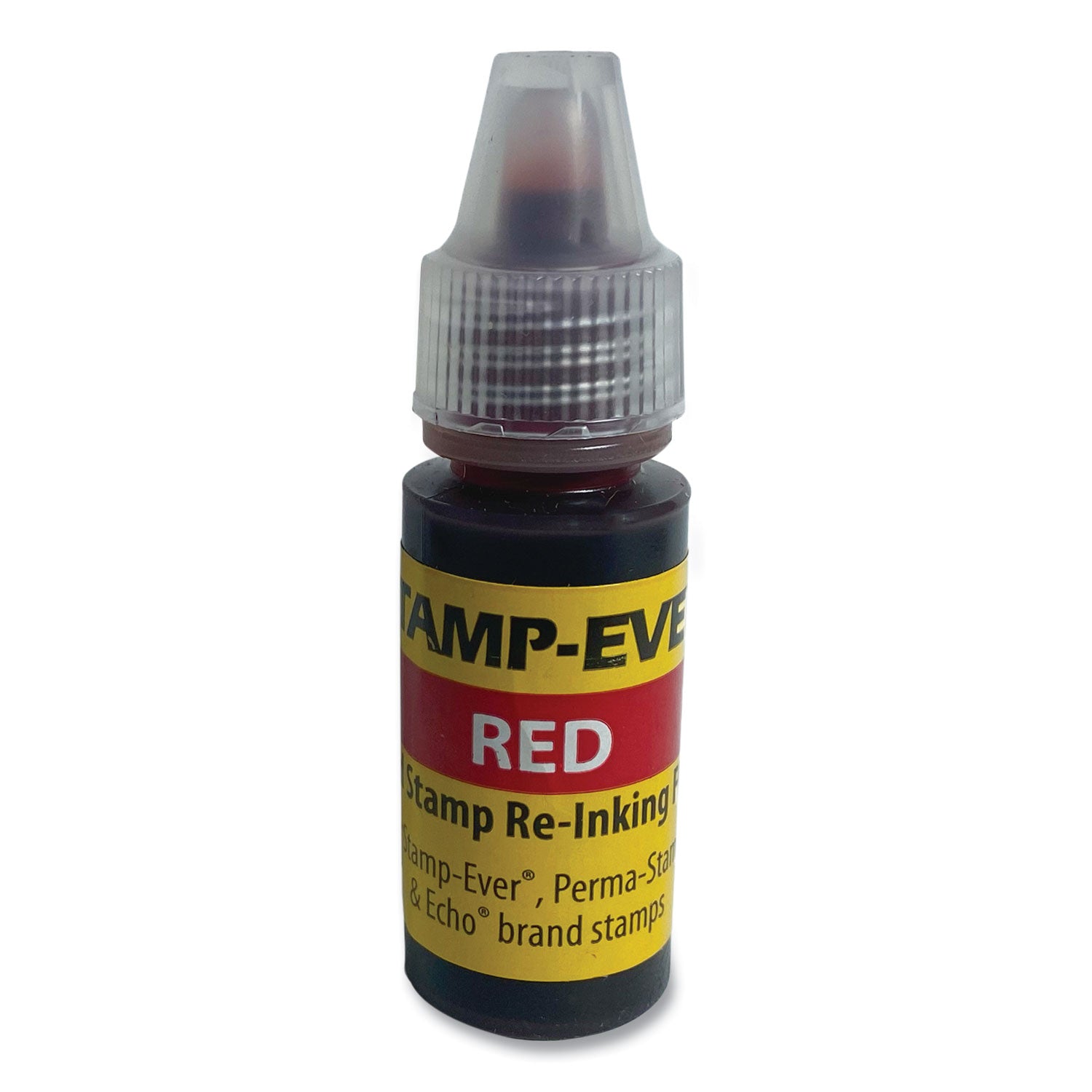 Refill Ink for Clik! and Universal Stamps, 7 mL Bottle, Red -