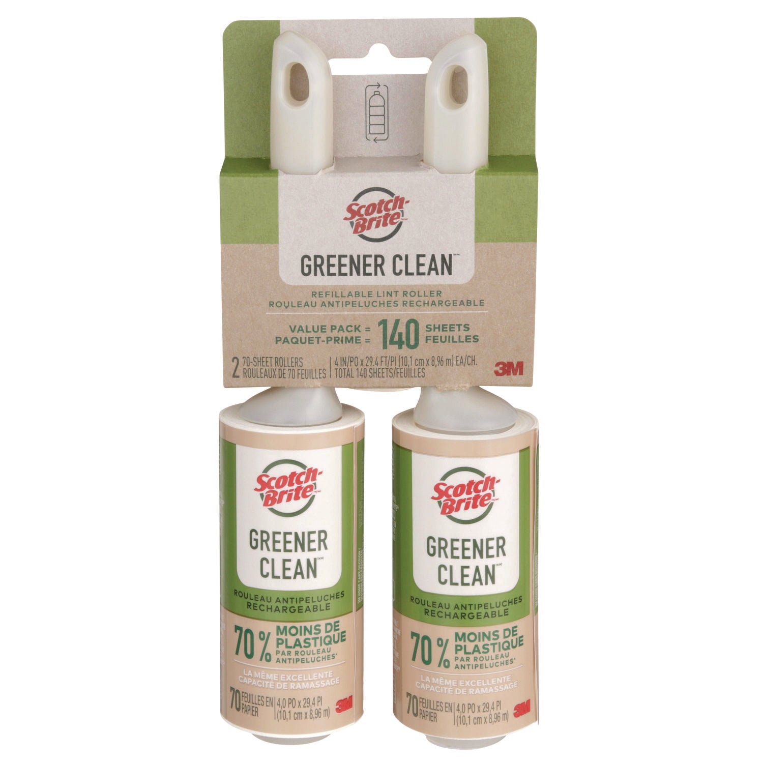 greener-clean-lint-roller-4-x-294-ft-70-sheets-roller_mmm841rs70 - 1