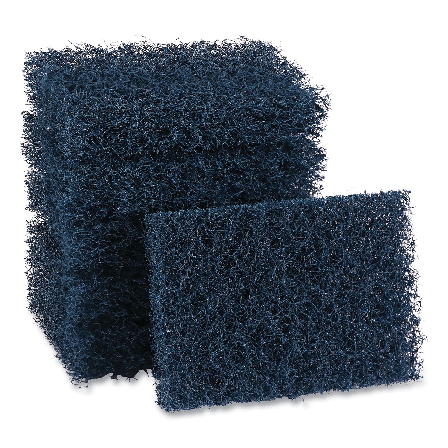 Extra Heavy-Duty Scour Pad, 3.5 x 5, Dark Blue, 20/Carton -
