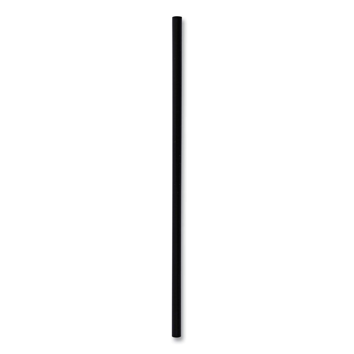 wrapped-jumbo-straws-775-polypropylene-black-250-pack-50-packs-carton_bwkjstw775b - 1