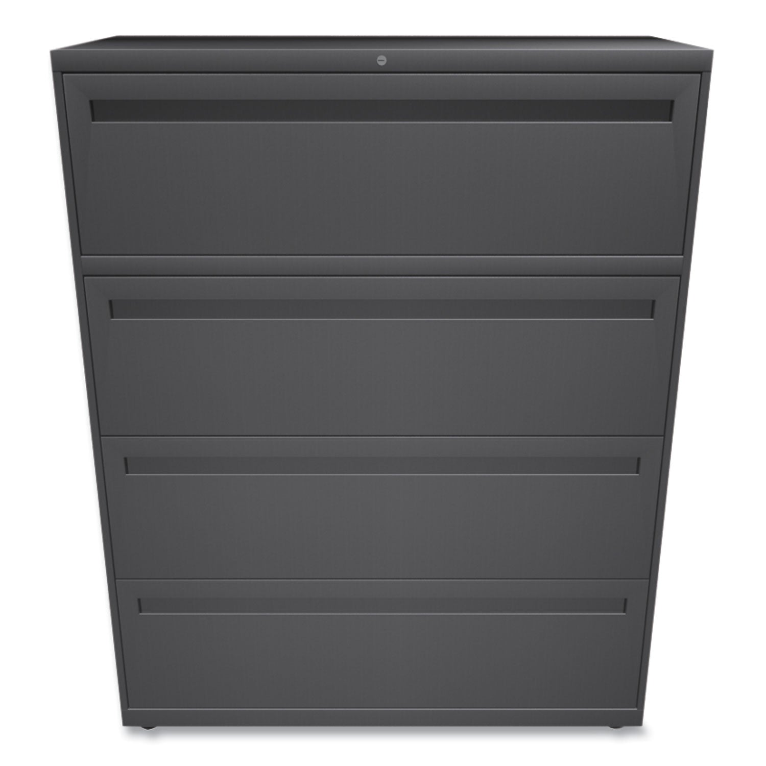 Brigade 700 Series Lateral File, 4 Legal/Letter-Size File Drawers, Charcoal, 42" x 18" x 52.5 -