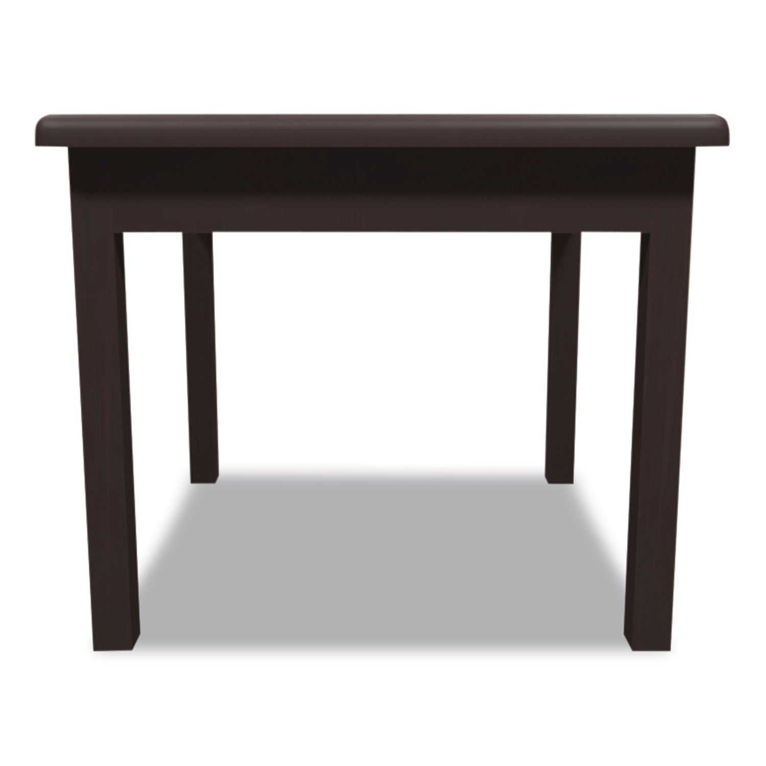 Laminate Occasional Table, Square, 24w x 24d x 20h, Mahogany -