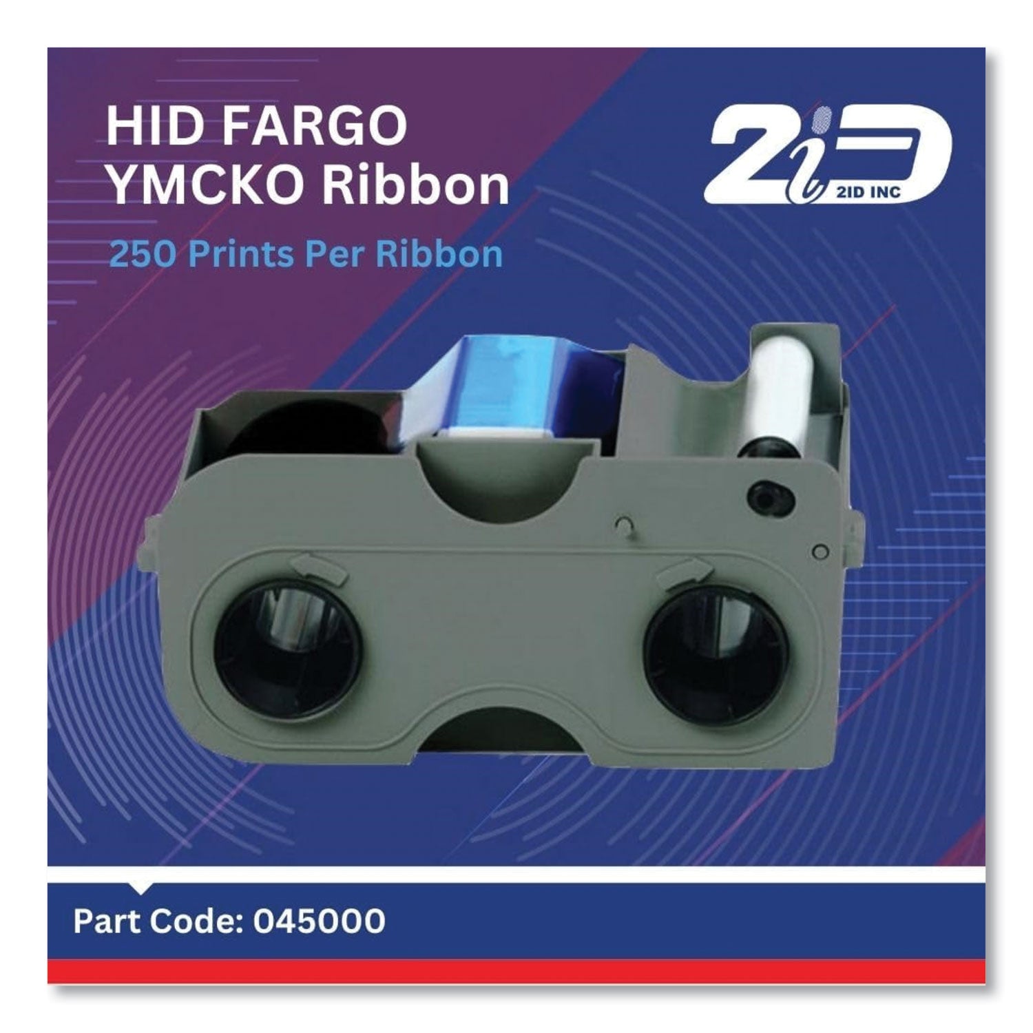 45000 Full Color Ribbon, Black/Cyan/Magenta/Yellow -