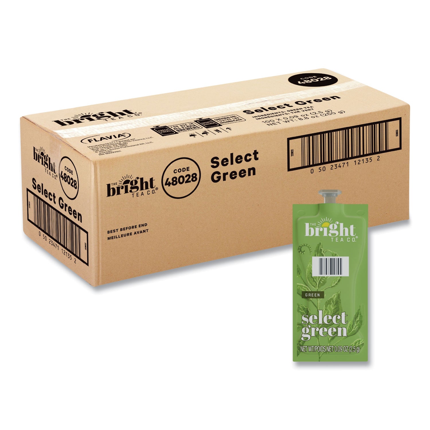 the-bright-tea-co-select-green-tea-freshpack-select-green-009-oz-pouch-100-carton_lav48028 - 1