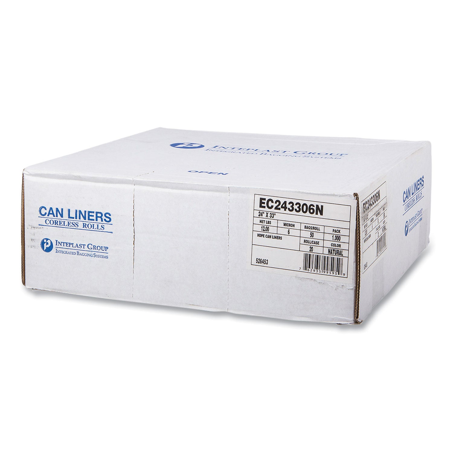 high-density-commercial-can-liners-16-gal-6-mic-24-x-33-natural-50-bags-roll-20-perforated-rolls-carton_ibsec243306n - 2