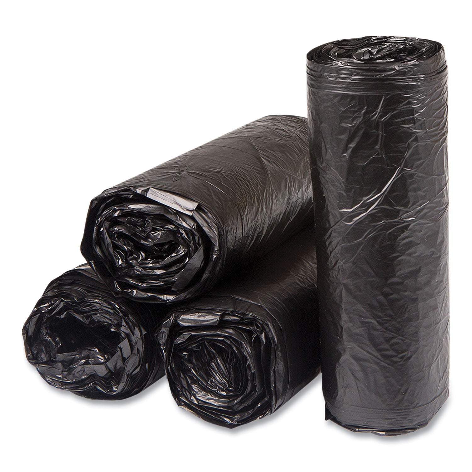 high-density-commercial-can-liners-16-gal-6-mic-24-x-33-black-50-bags-roll-20-interleaved-rolls-carton_ibss243306k - 2