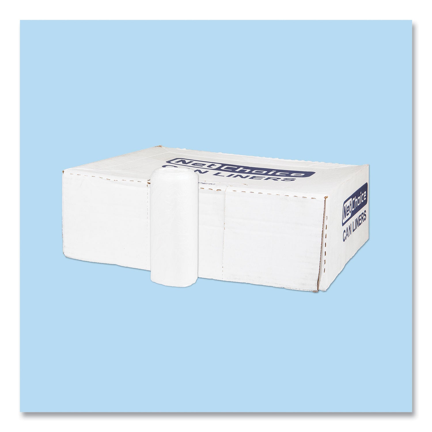 high-density-commercial-can-liners-45-gal-12-mic-40-x-48-clear-25-bags-roll-10-interleaved-rolls-carton_ibss404812n - 1