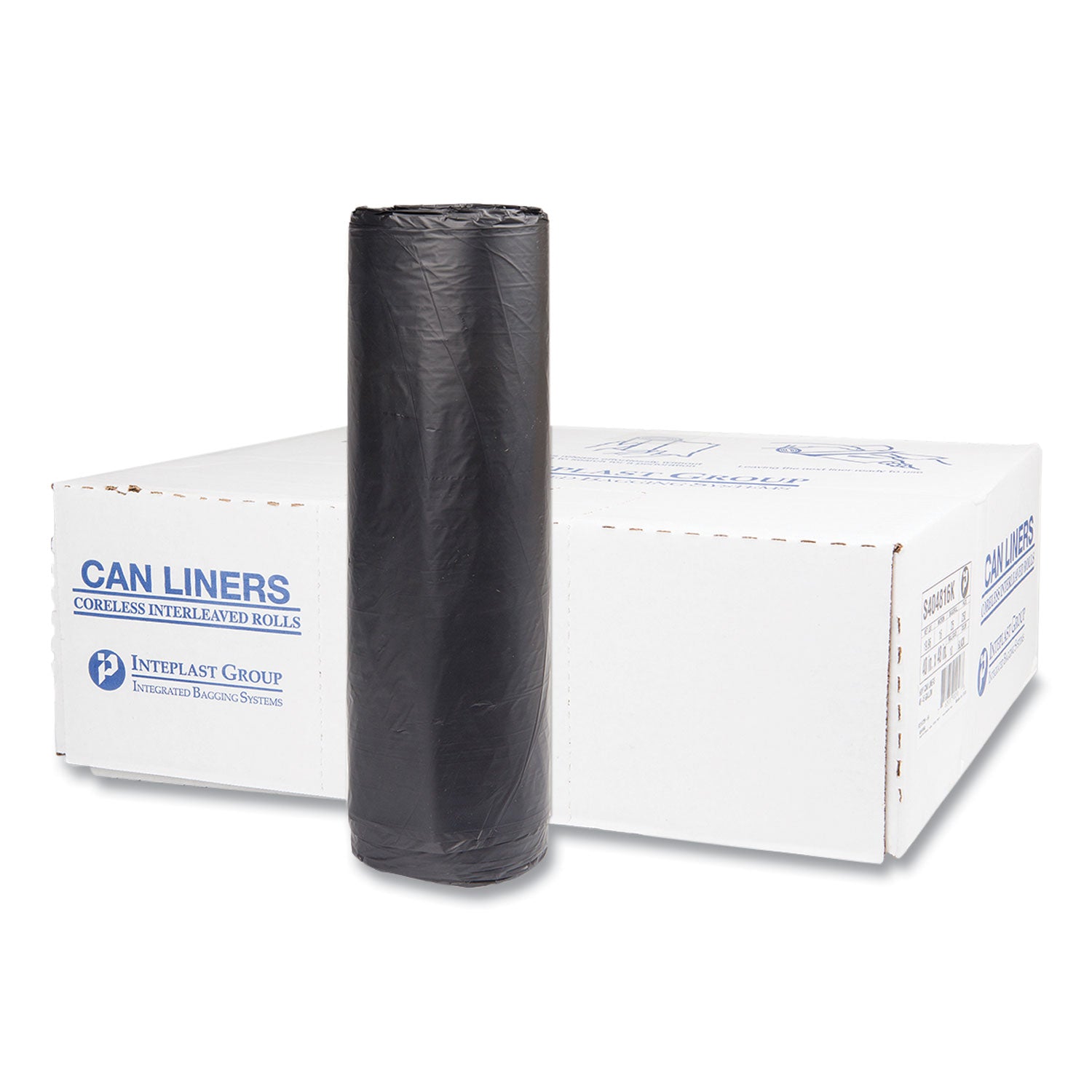 high-density-commercial-can-liners-45-gal-16-mic-40-x-48-black-25-bags-roll-10-interleaved-rolls-carton_ibss404816k - 1