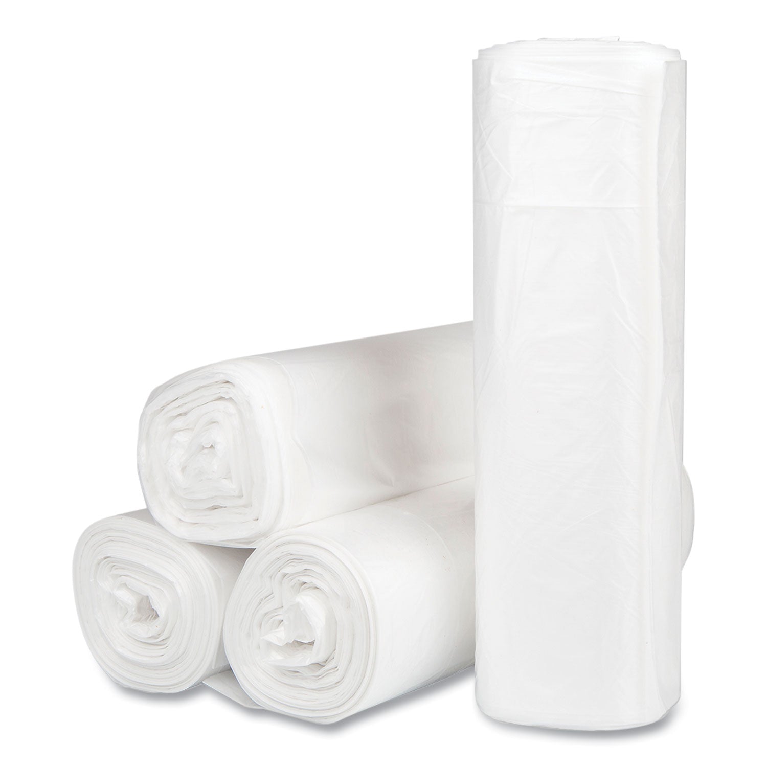 high-density-commercial-can-liners-45-gal-16-mic-40-x-48-clear-25-bags-roll-10-interleaved-rolls-carton_ibss404816n - 2