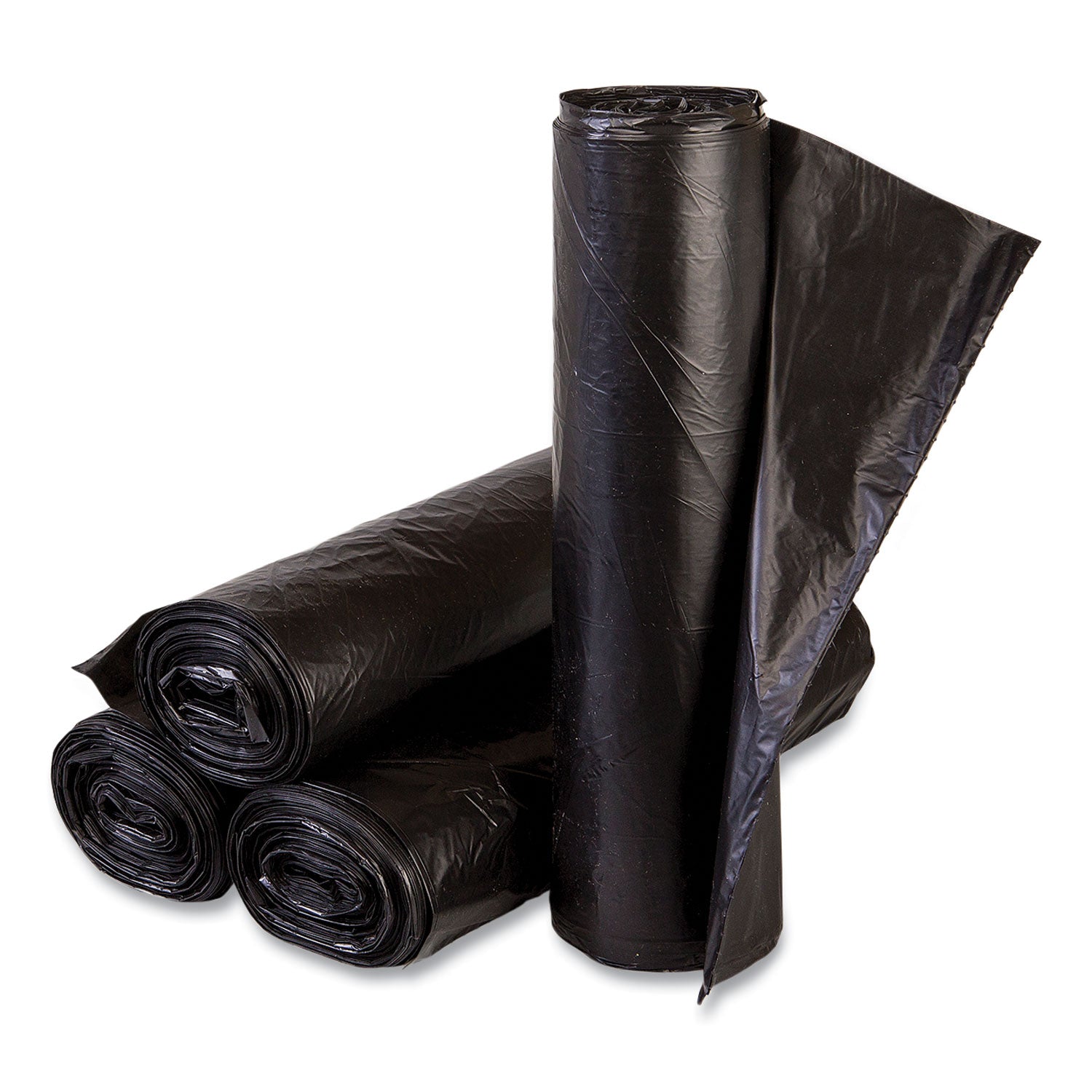 high-density-commercial-can-liners-10-gal-6-mic-24-x-24-black-50-bags-roll-20-perforated-rolls-carton_ibsec242406k - 1