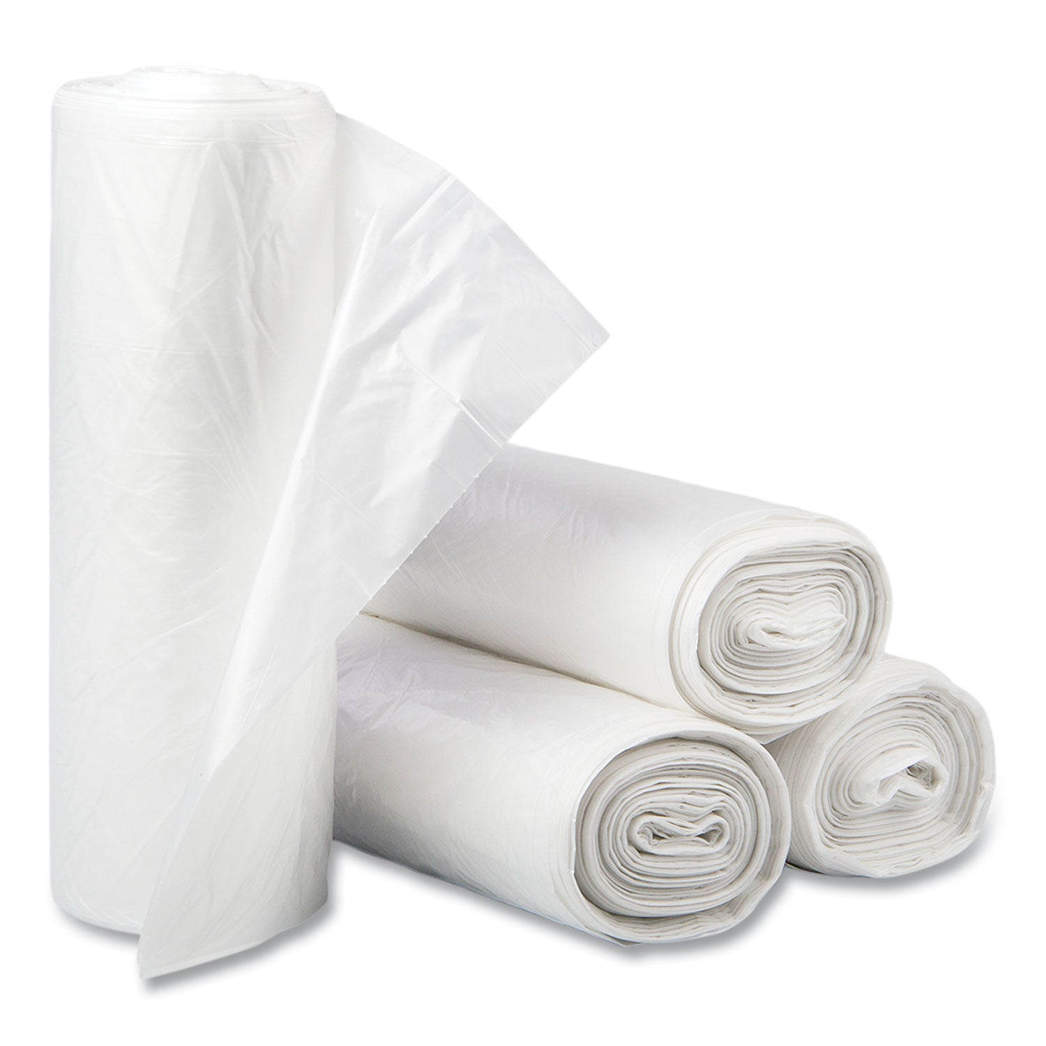 high-density-commercial-can-liners-30-gal-13-mic-30-x-37-clear-25-bags-roll-20-interleaved-rolls-carton_ibss303713n - 2