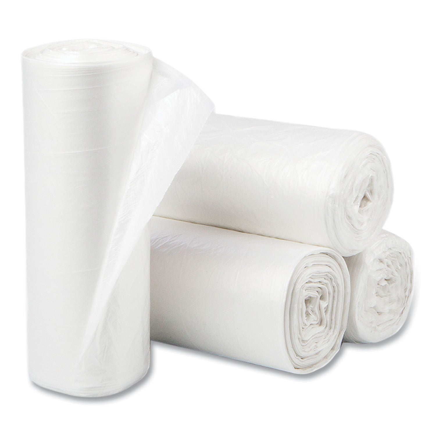 high-density-commercial-can-liners-60-gal-12-mic-38-x-60-clear-25-bags-roll-8-interleaved-rolls-carton_ibss386012n - 1