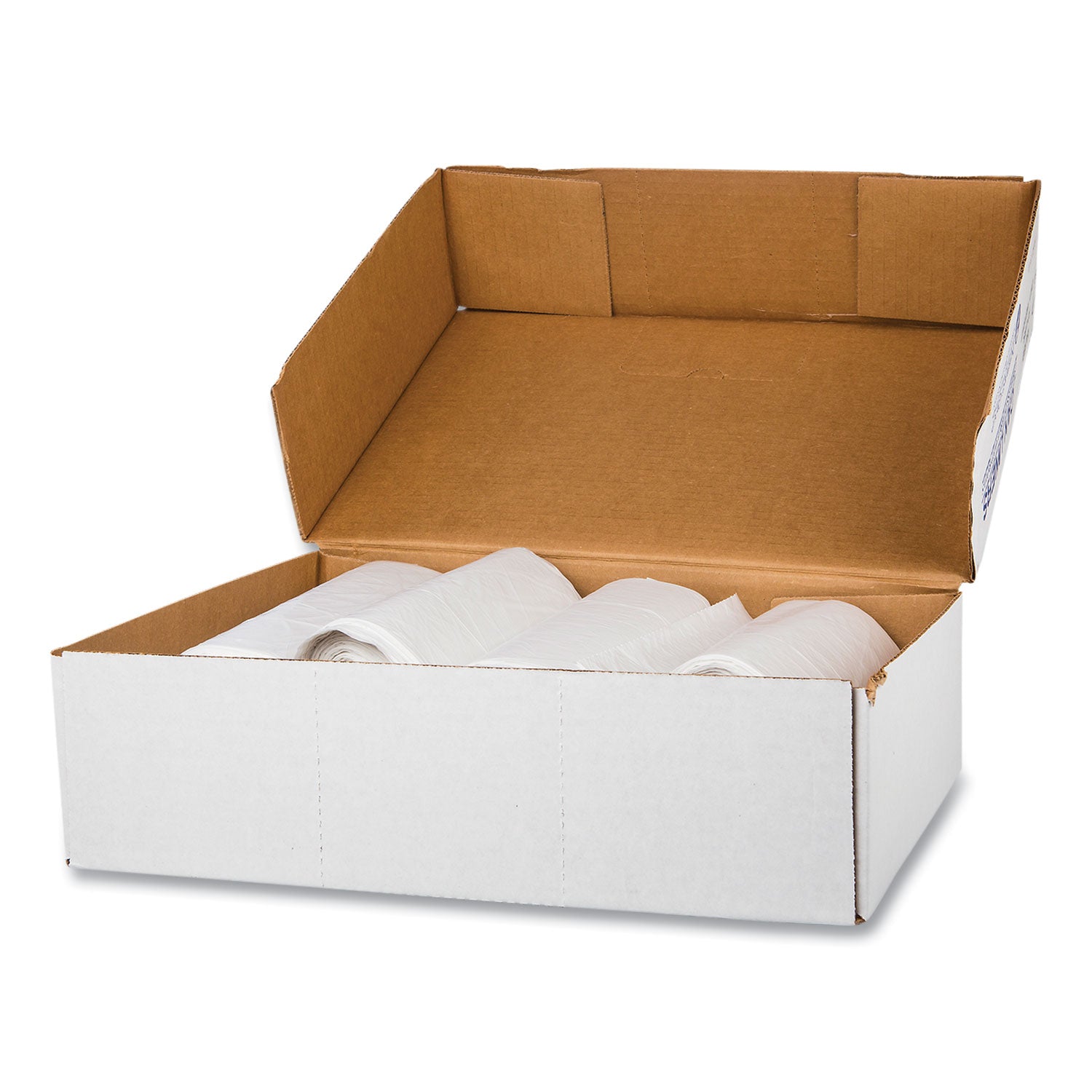 high-density-commercial-can-liners-60-gal-12-mic-38-x-60-clear-25-bags-roll-8-interleaved-rolls-carton_ibss386012n - 2