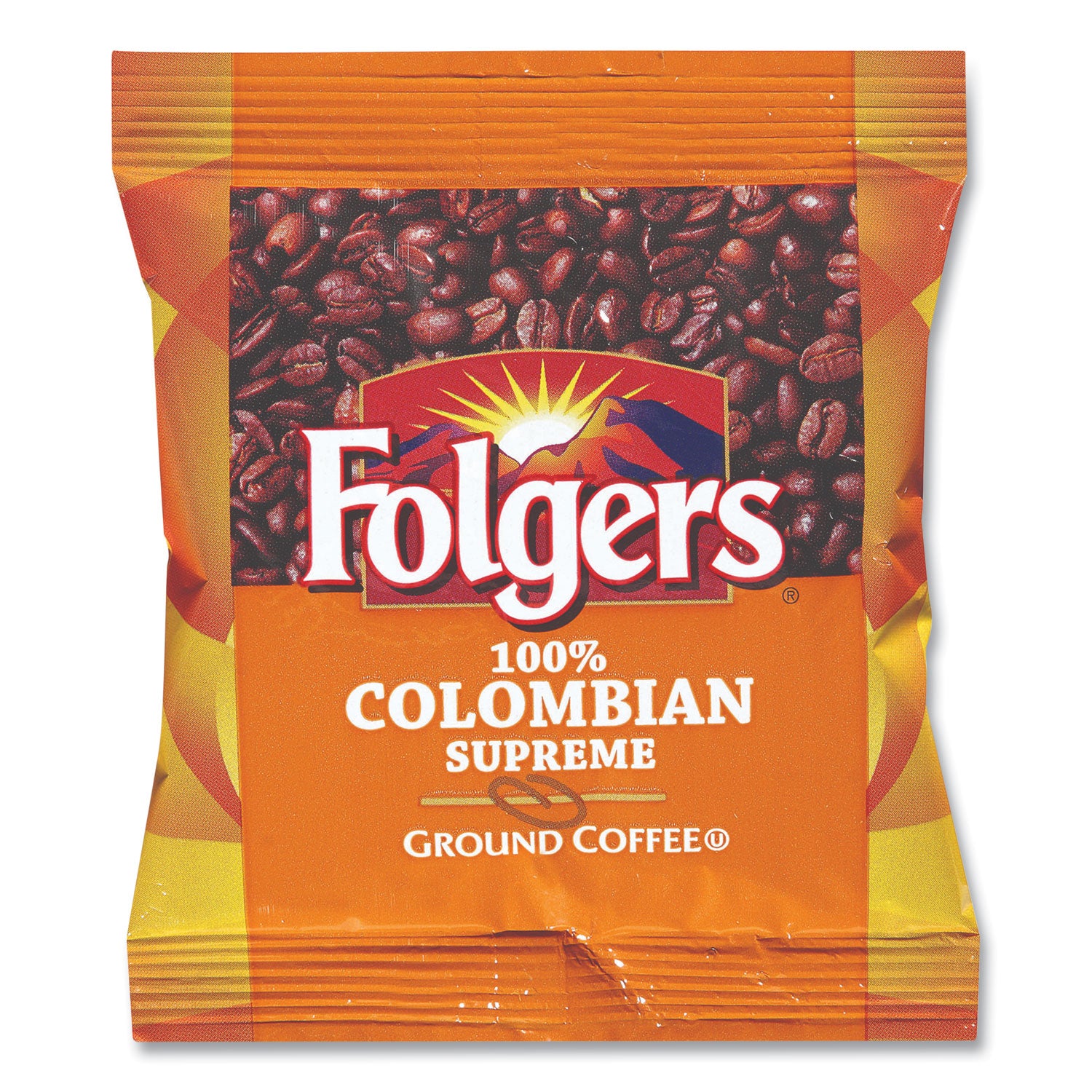 Coffee, 100% Colombian, Ground, 1.75oz Fraction Pack, 42/Carton -