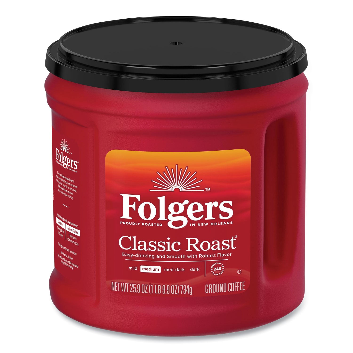 Coffee, Classic Roast, Ground, 25.9 oz Canister -