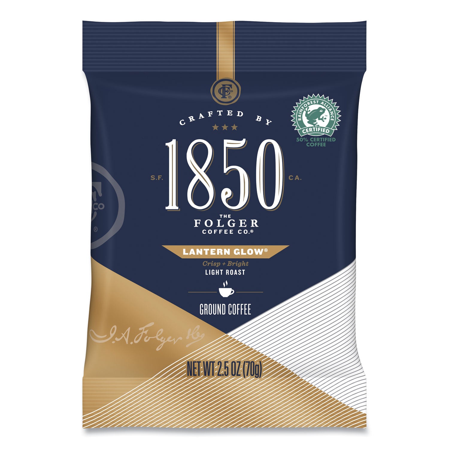 coffee-fraction-packs-lantern-glow-light-roast-25-oz-pack-24-packs-carton_fol21510 - 2