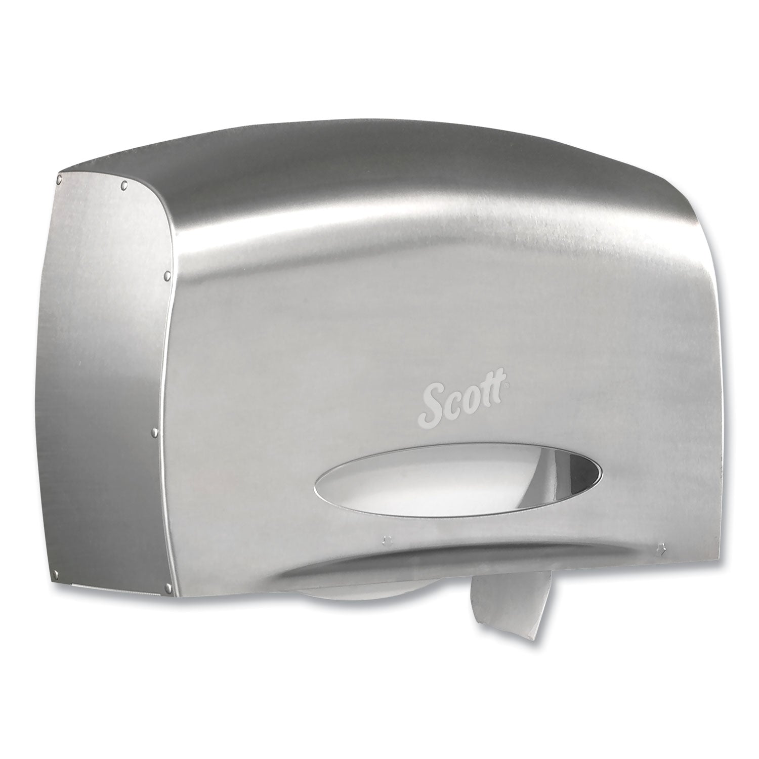 Pro Coreless Jumbo Roll Tissue Dispenser, EZ Load, 14.38 x 6 x 9.75, Stainless Steel -