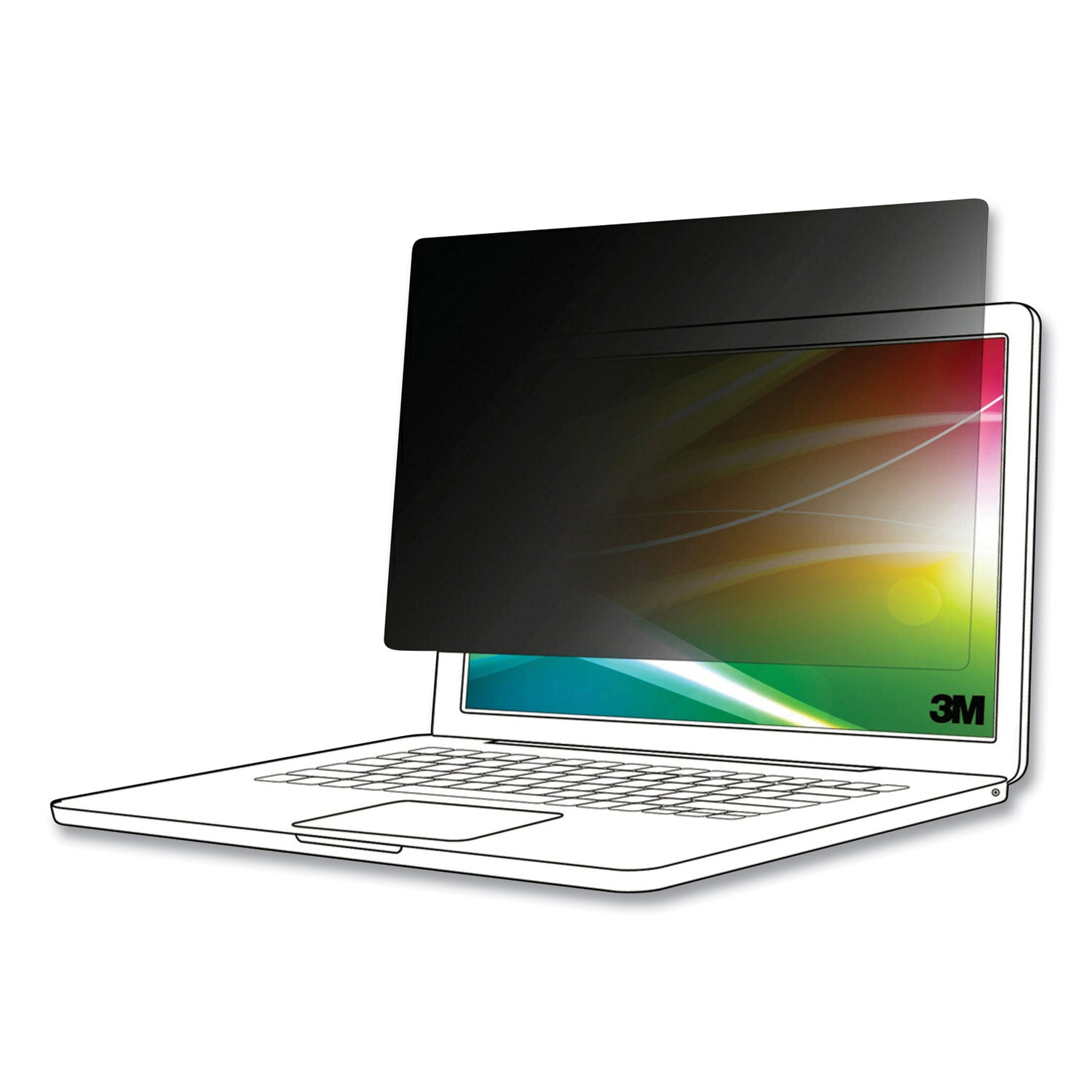bright-screen-privacy-filter-for-121-bezel-widescreen-fits-laptop-2-in-1-1610-aspect-ratio_mmmbp121w1b - 1