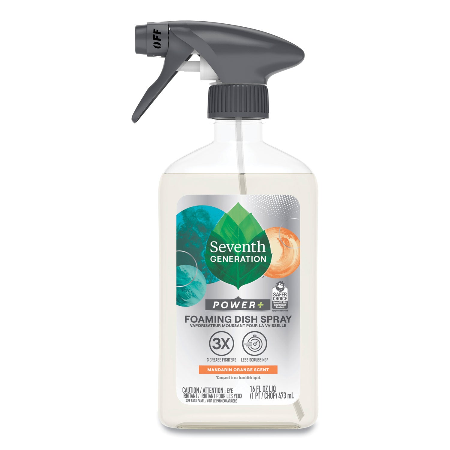 foaming-dish-spray-mandarin-orange-scent-16-oz-bottle-6-carton_sev45169ct - 1