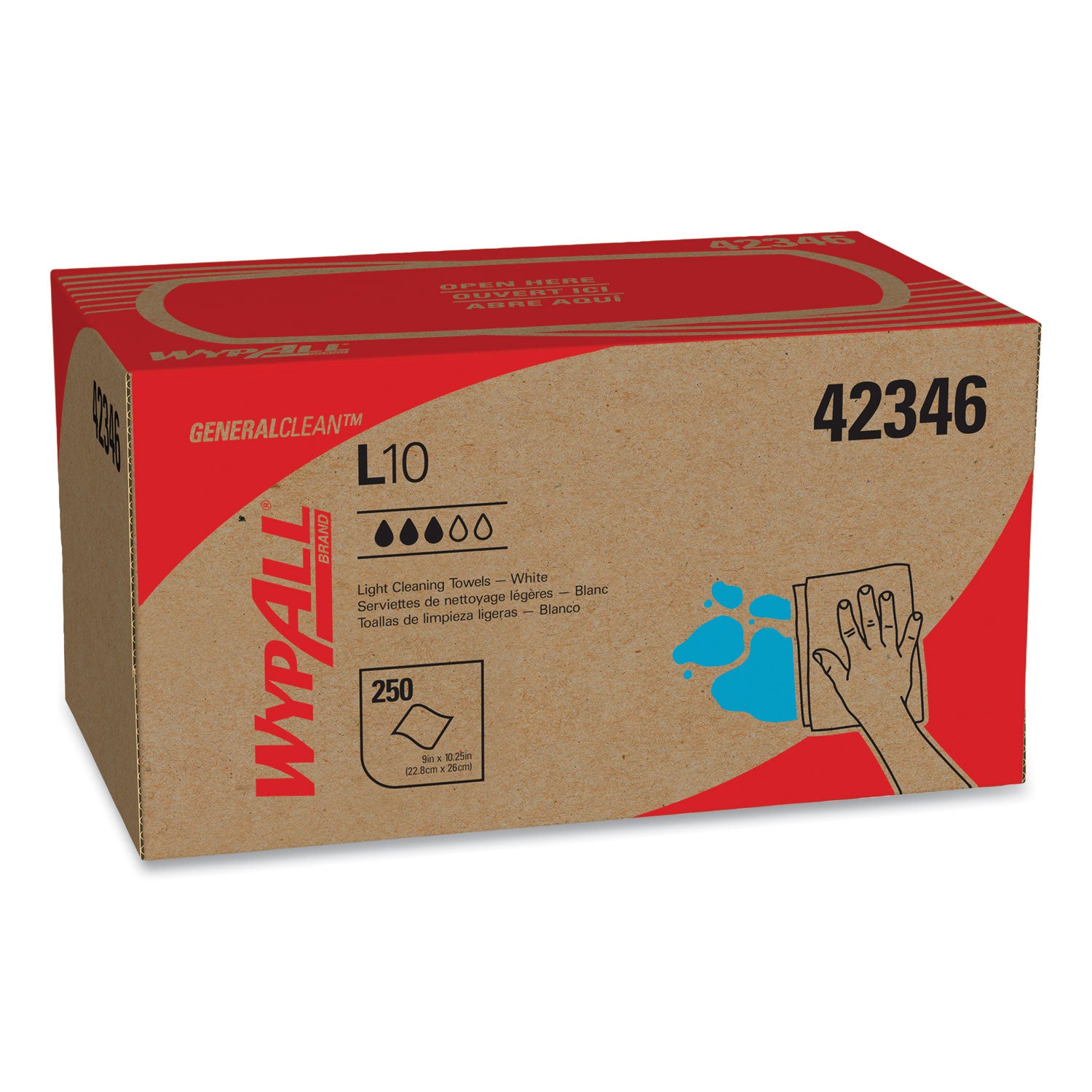 l10-towels-pop-up-box-1-ply-1025-x-9-white-250-box-24-boxes-carton_kcc42346 - 2