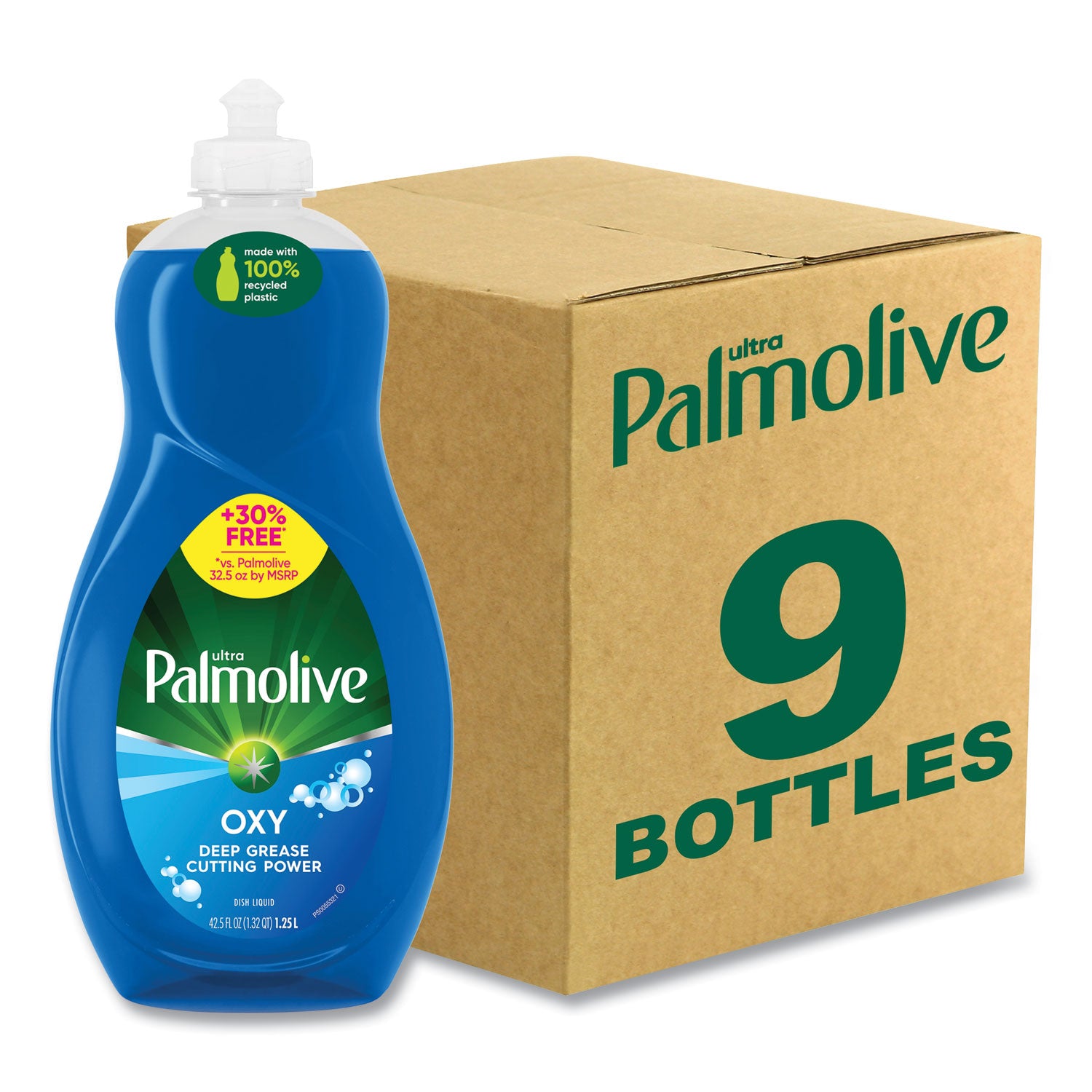 oxy-dishwashing-liquid-fresh-scent-32-oz-bottle-9-carton_cpcus04273ct - 1