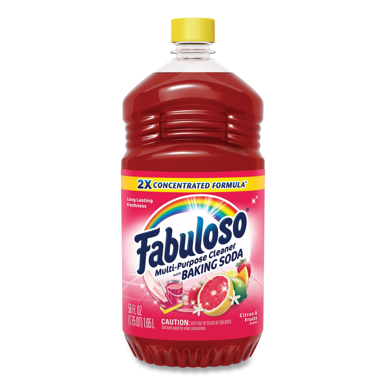 Multi-Use Cleaner, Citrus Scent, 56 oz Bottle, 6/Carton - 2