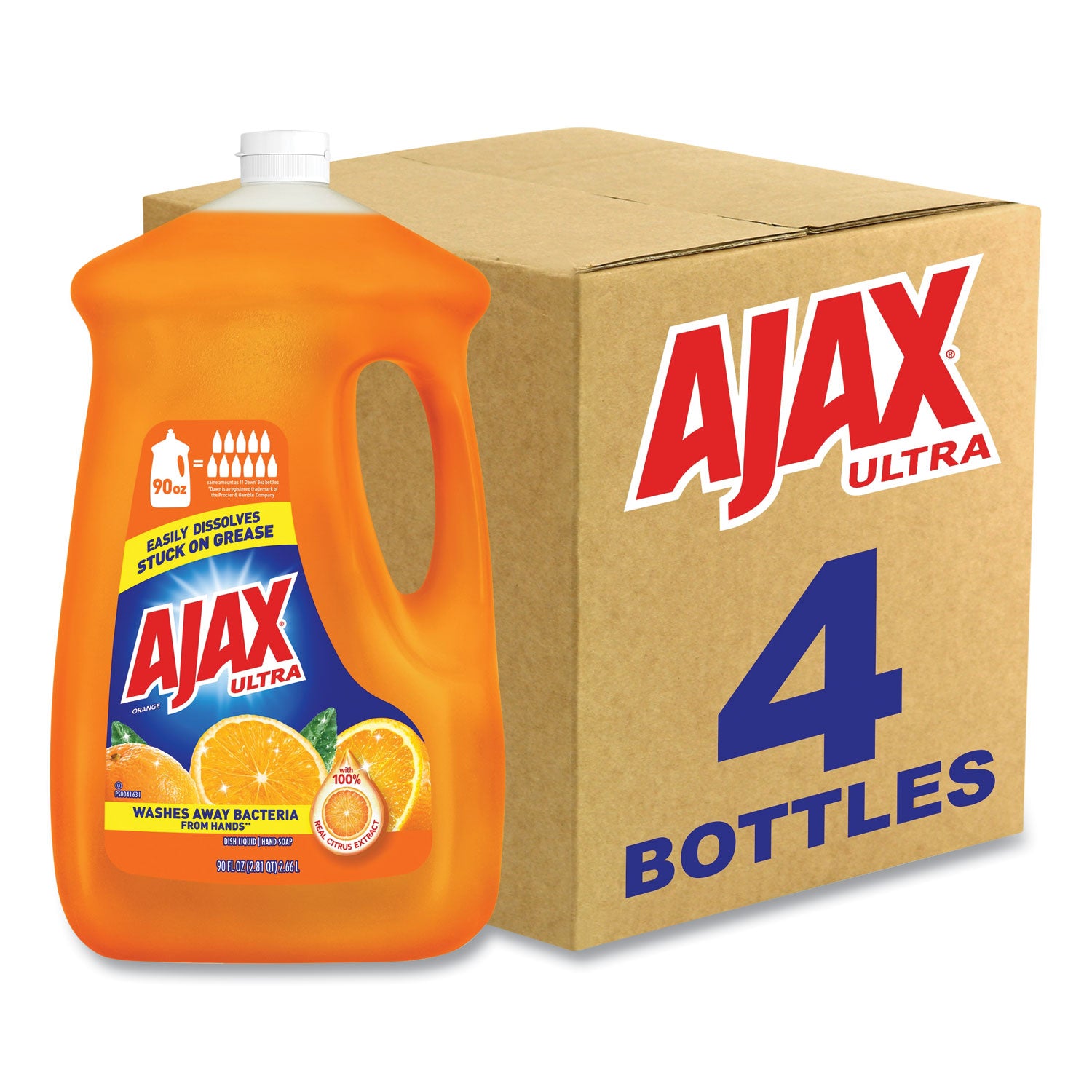dish-detergent-orange-scent-90-oz-bottle-4-carton_cpc149874 - 1
