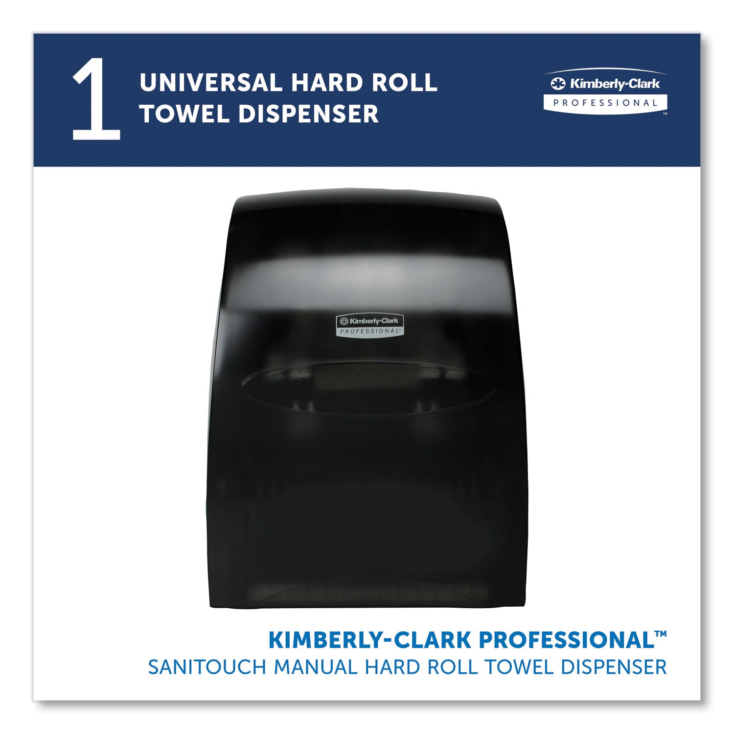 Sanitouch Hard Roll Towel Disp, 12.63 x 10.2 x 16.13, Smoke -